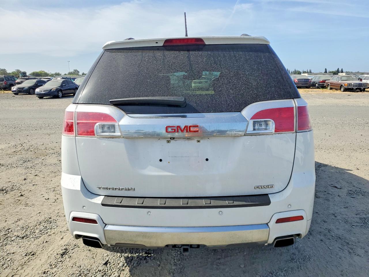 2014 Gmc Terrain Denali White vin: 2GKFLZE34E6292831