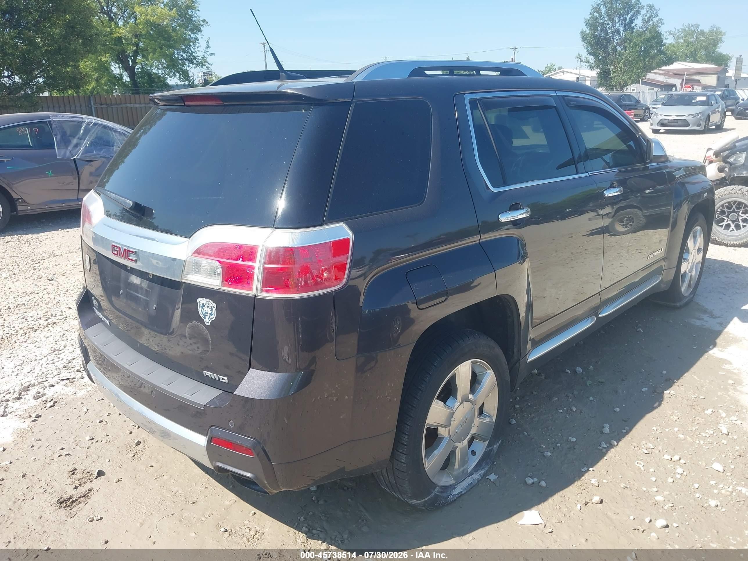 2013 Gmc Terrain Denali Gray vin: 2GKFLZE35D6156948