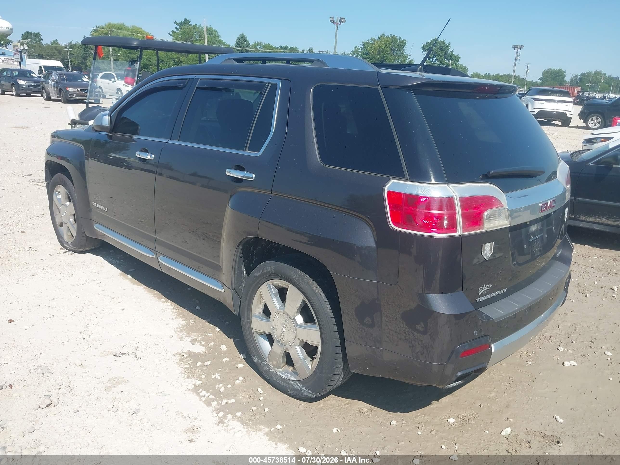 2013 Gmc Terrain Denali Gray vin: 2GKFLZE35D6156948