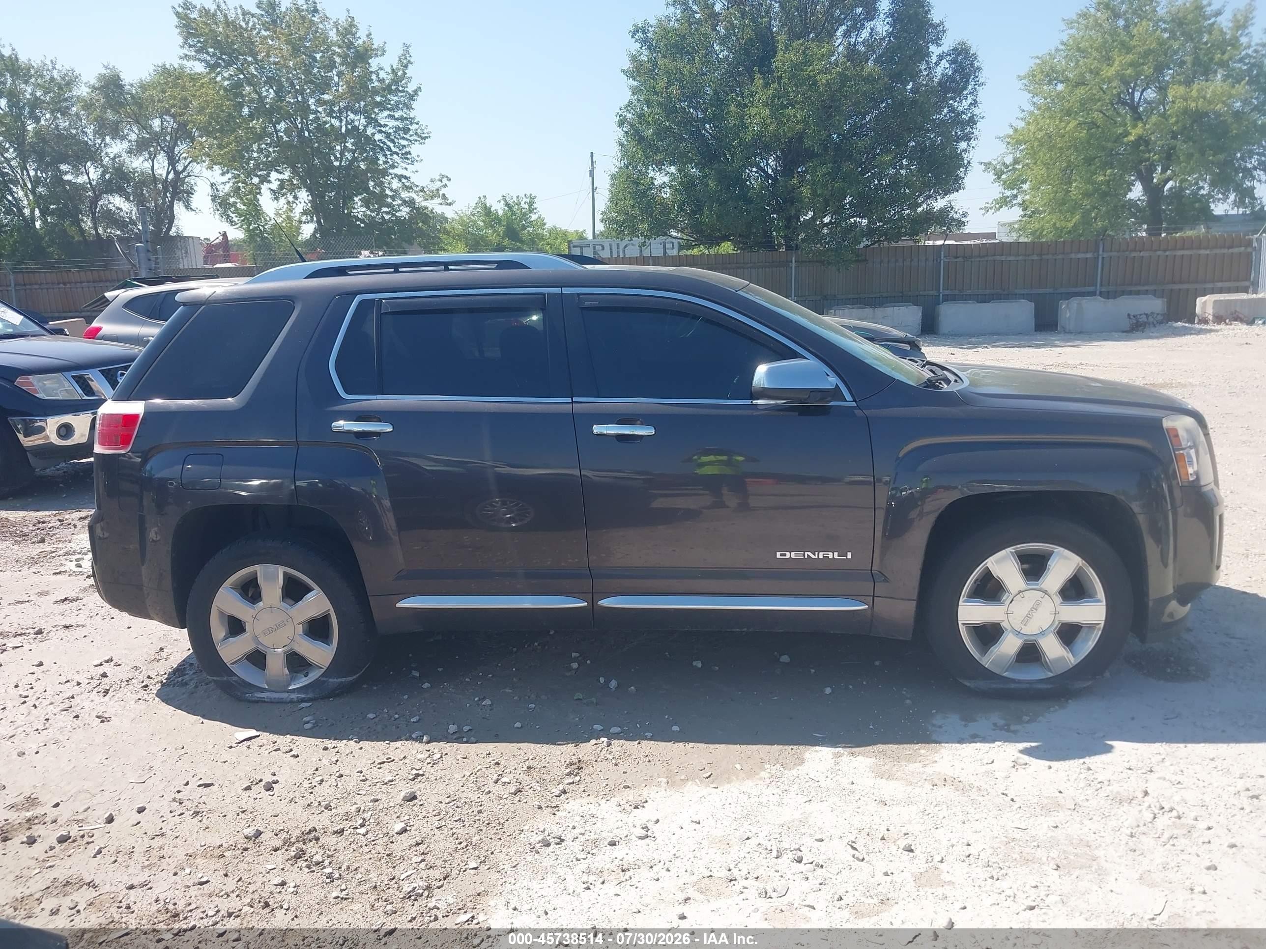 2013 Gmc Terrain Denali Gray vin: 2GKFLZE35D6156948