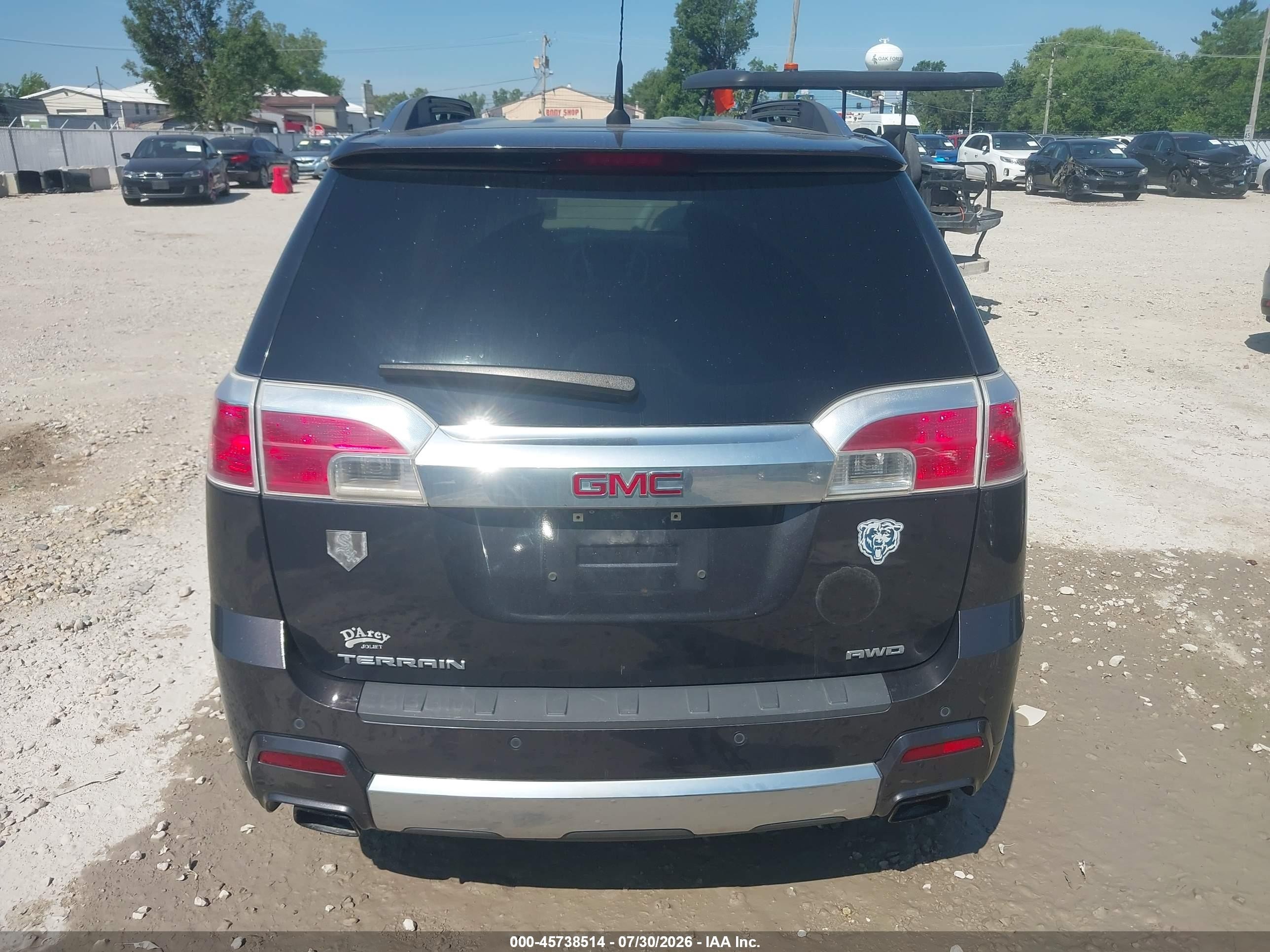 2013 Gmc Terrain Denali Gray vin: 2GKFLZE35D6156948