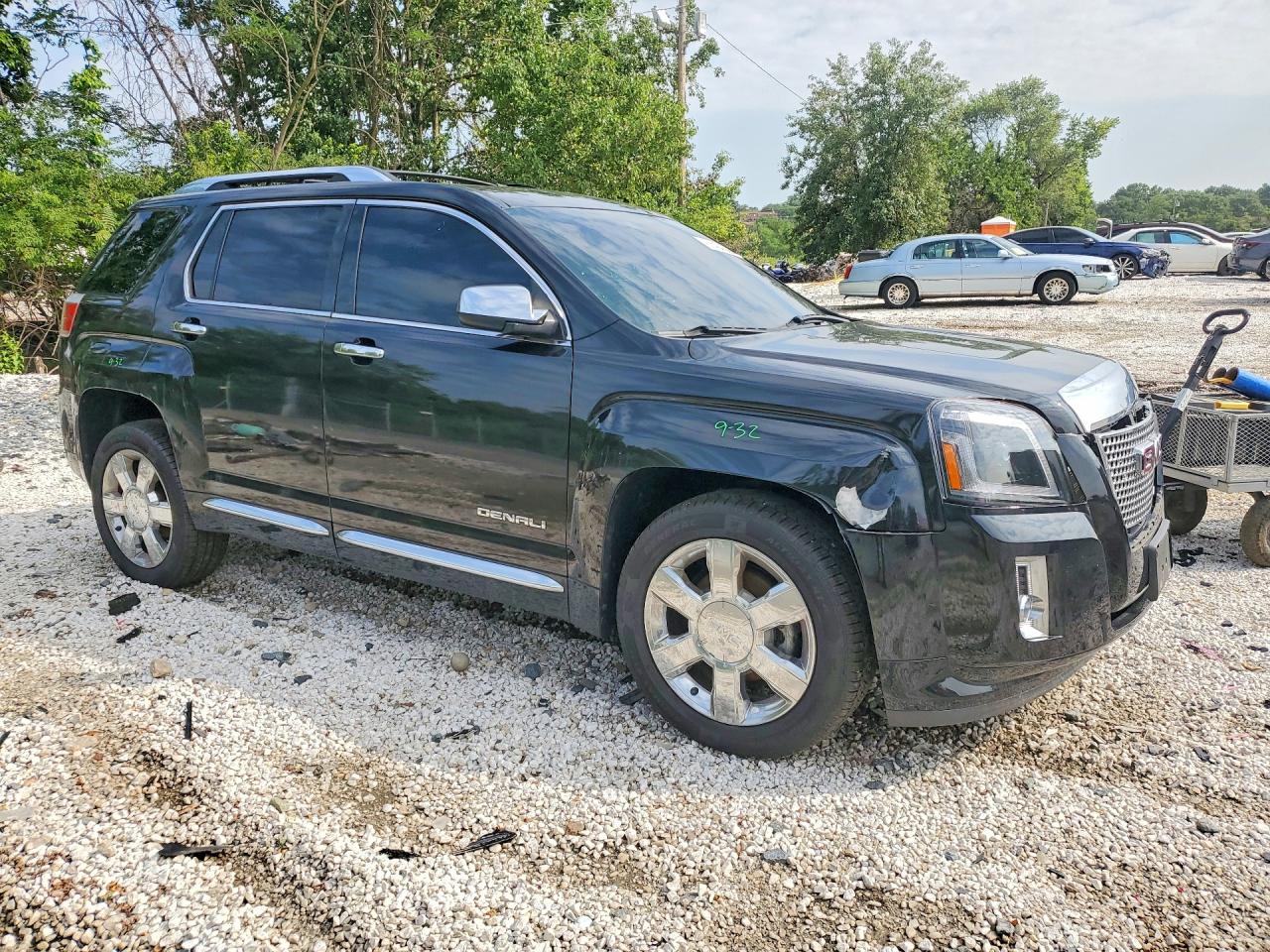 2013 Gmc Terrain Denali Black vin: 2GKFLZE35D6375943