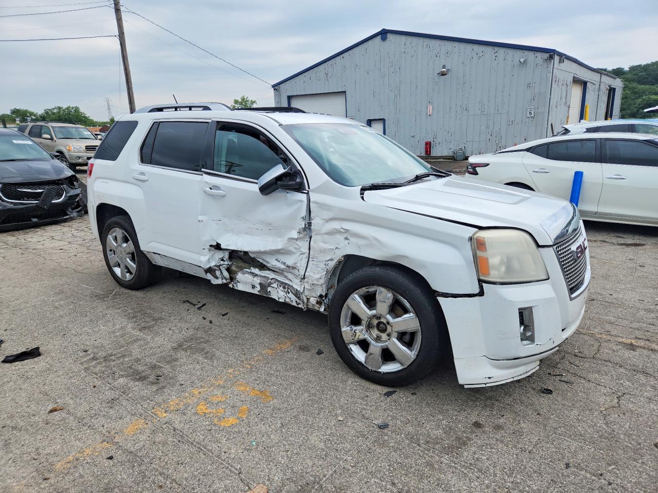 2015 Gmc Terrain Denali White vin: 2GKFLZE35F6268443