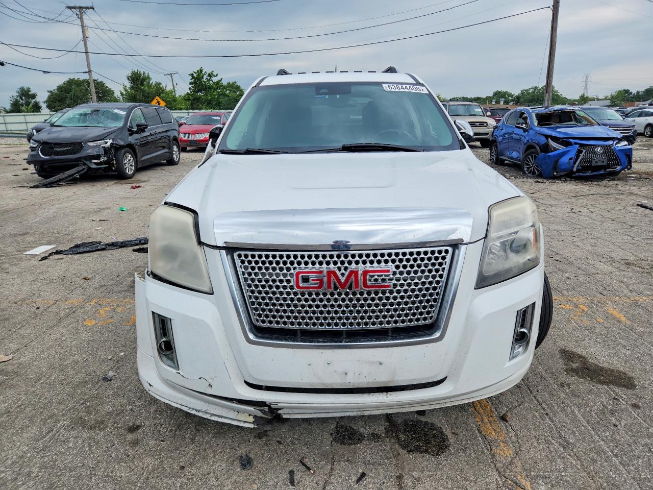 2015 Gmc Terrain Denali White vin: 2GKFLZE35F6268443