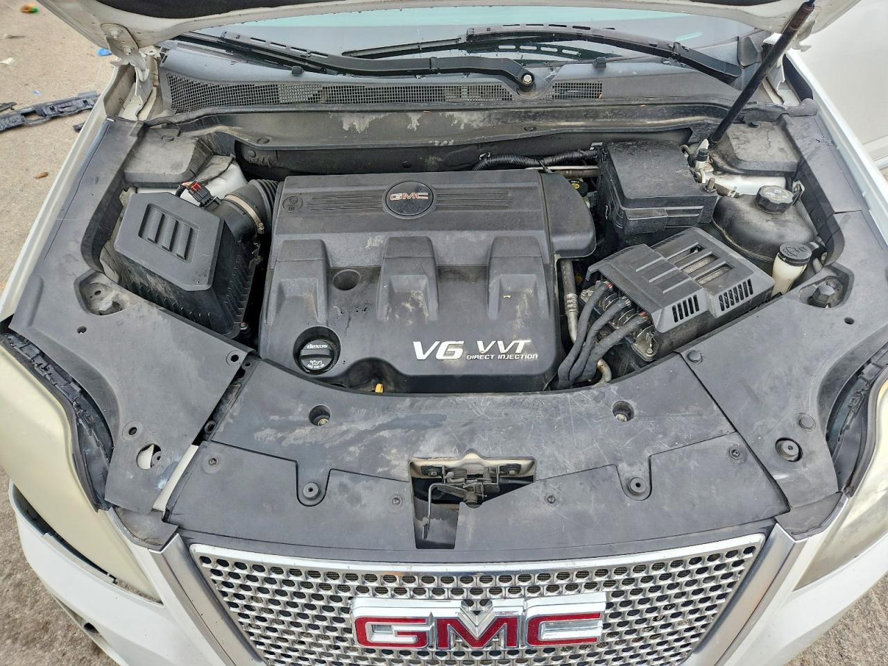 2015 Gmc Terrain Denali White vin: 2GKFLZE35F6268443