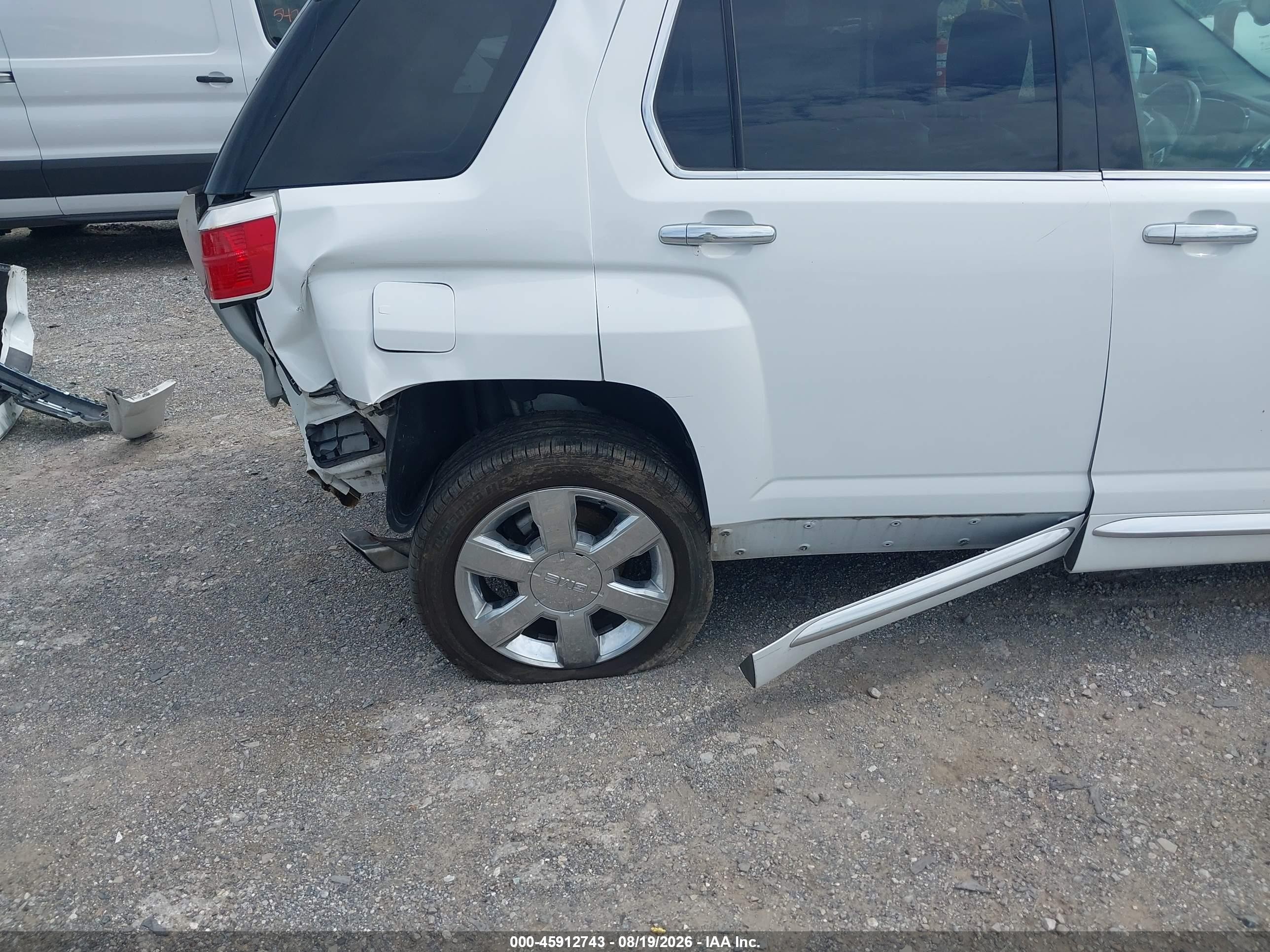 2013 Gmc Terrain Denali White vin: 2GKFLZE36D6206336