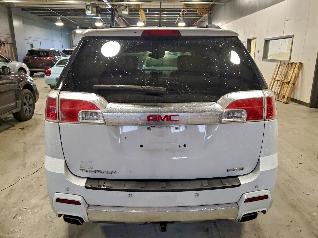 2013 Gmc Terrain White vin: 2GKFLZE37D6223579