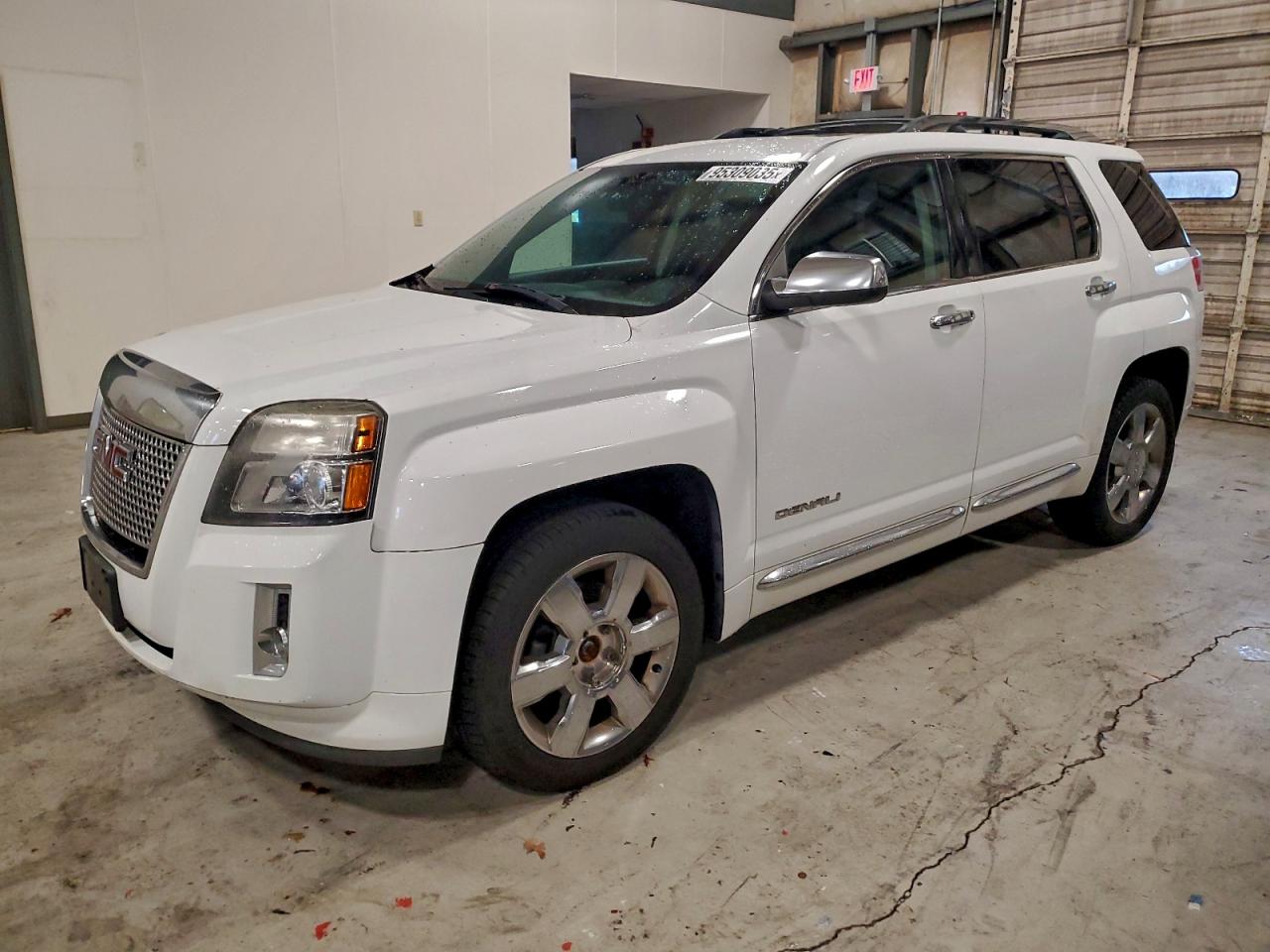 2013 Gmc Terrain White vin: 2GKFLZE37D6223579