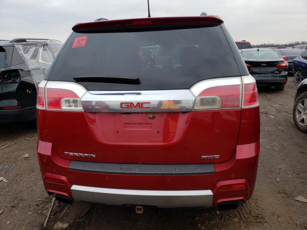 2013 Gmc Terrain Denali Бордовый vin: 2GKFLZE37D6276007