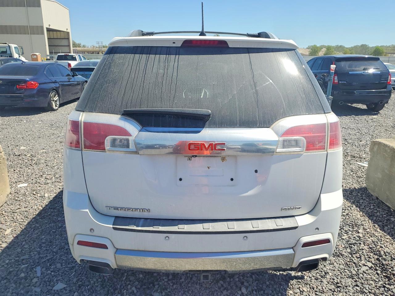 2013 Gmc Terrain Denali White vin: 2GKFLZE37D6375636
