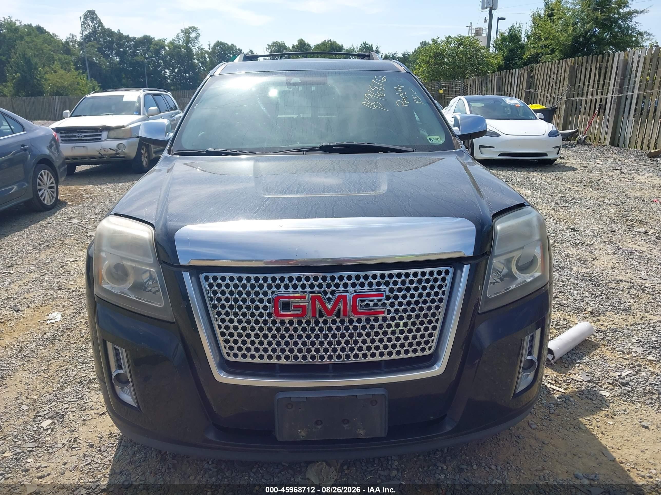 2014 Gmc Terrain Denali Black vin: 2GKFLZE37E6339575