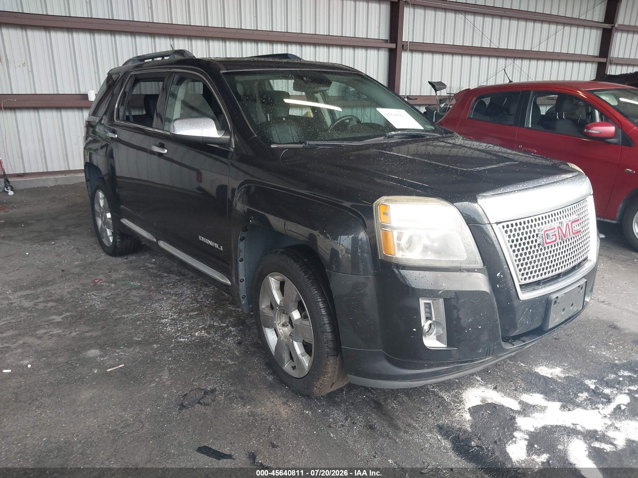 2015 Gmc Terrain Denali Black vin: 2GKFLZE37F6135358
