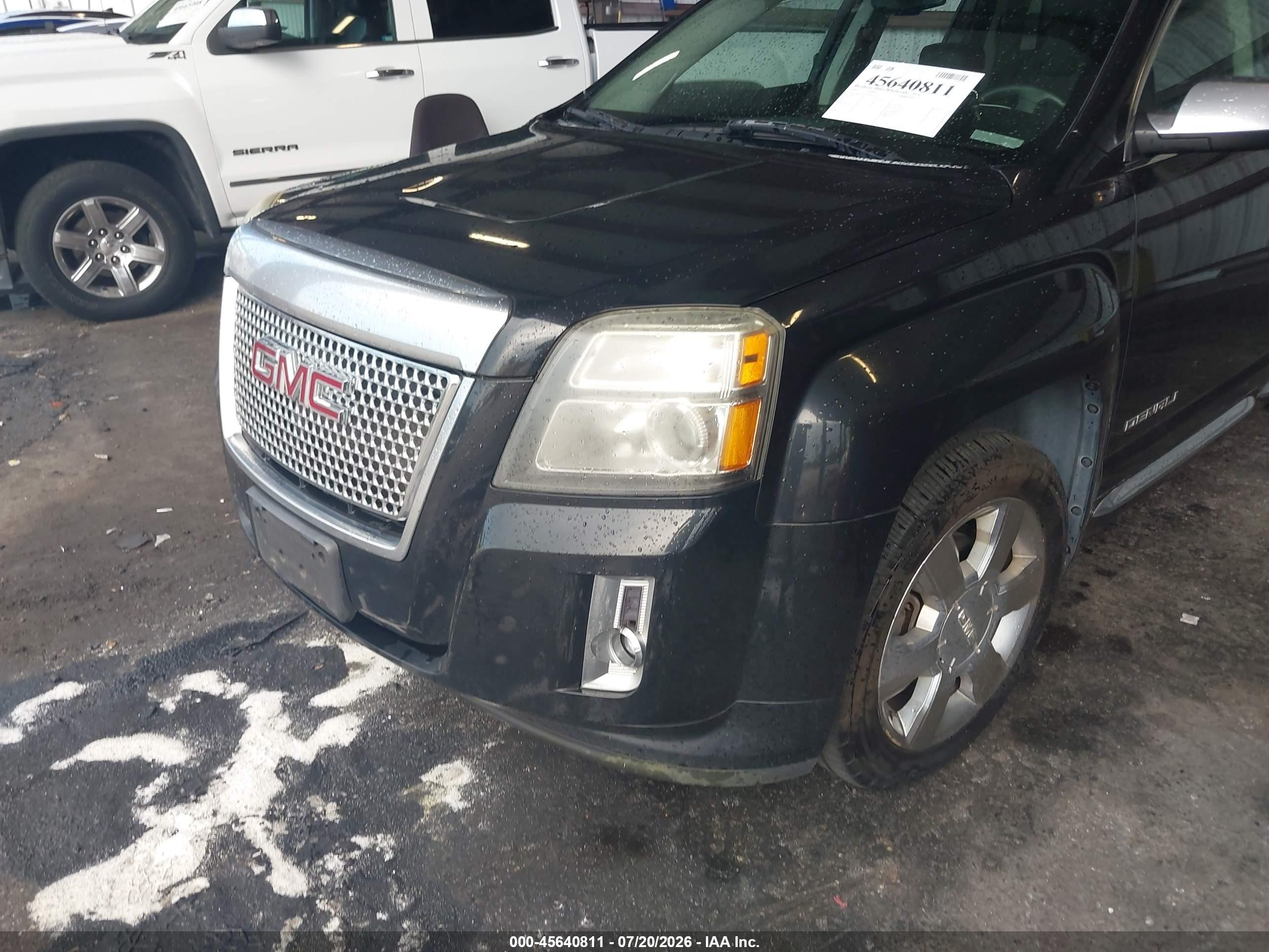 2015 Gmc Terrain Denali Black vin: 2GKFLZE37F6135358