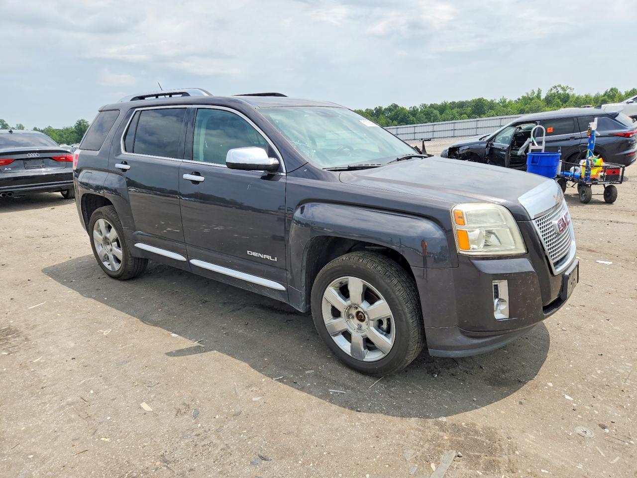 2013 Gmc Terrain Denali Gray vin: 2GKFLZE38D6157429