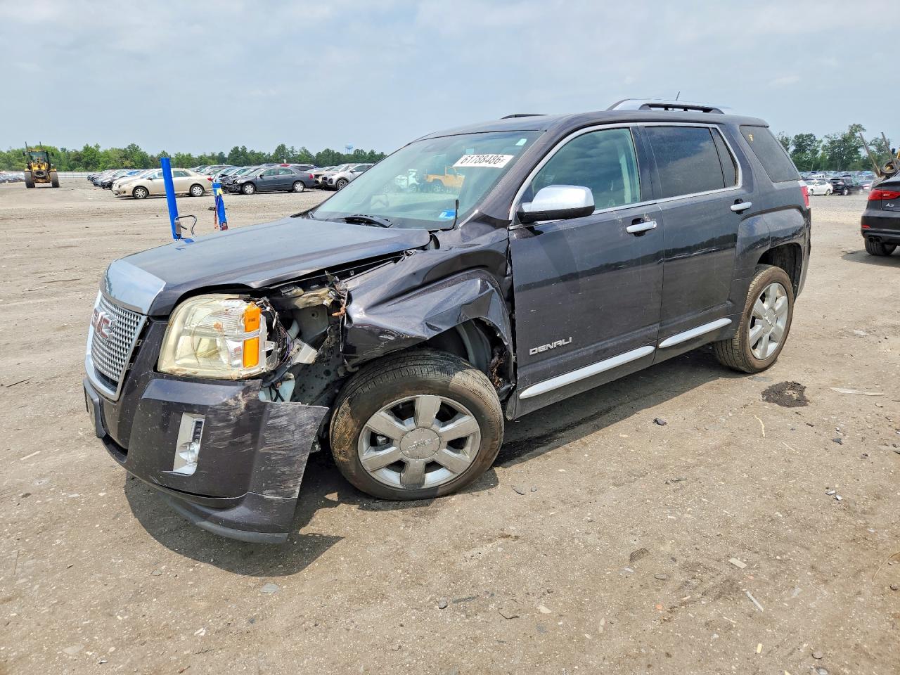 2013 Gmc Terrain Denali Gray vin: 2GKFLZE38D6157429