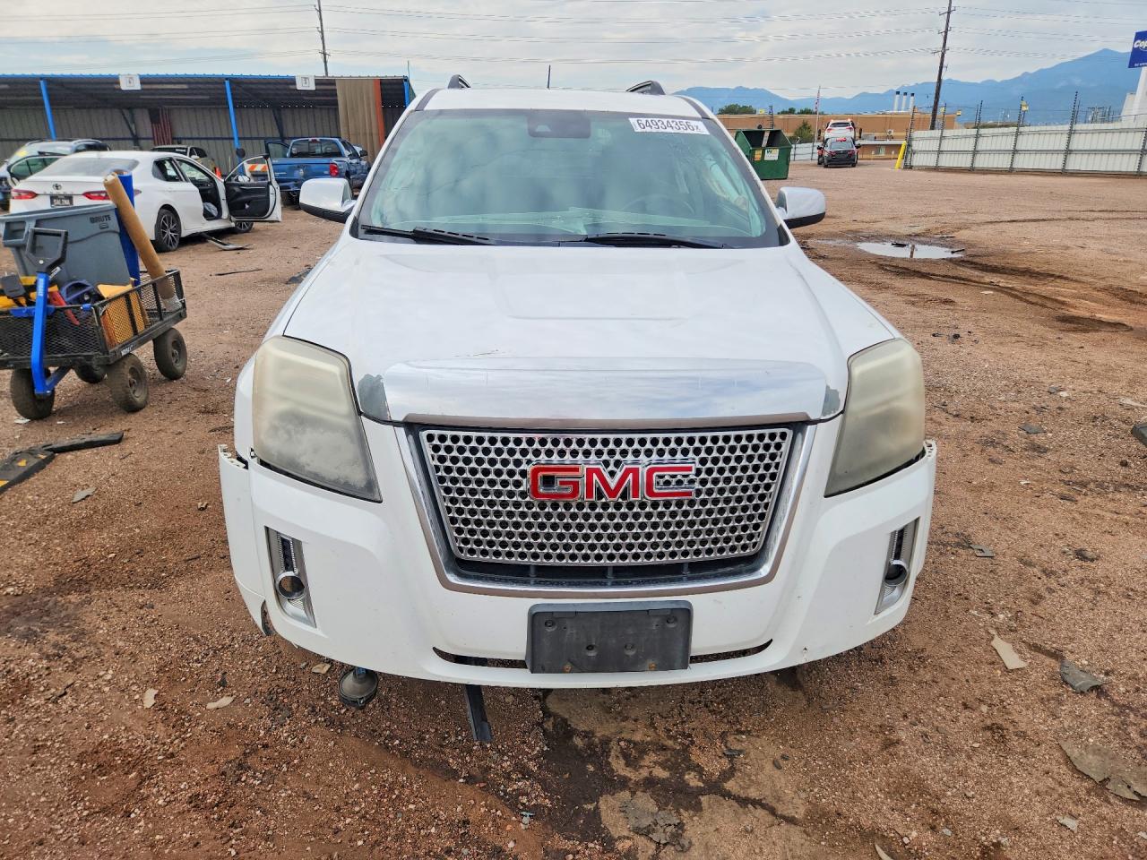 2013 Gmc Terrain Denali White vin: 2GKFLZE38D6166924