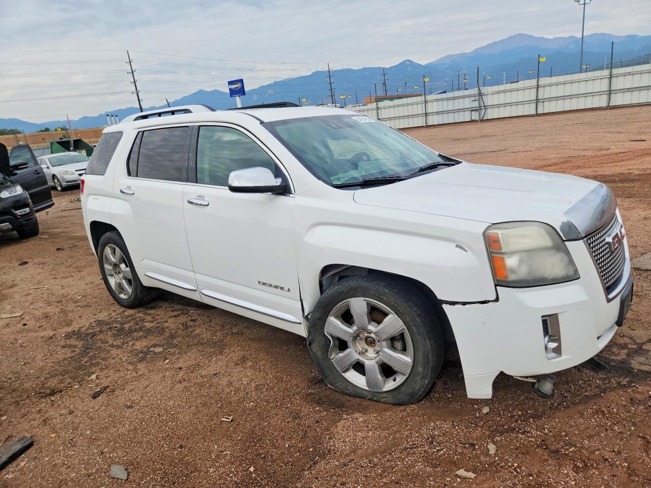 2013 Gmc Terrain Denali White vin: 2GKFLZE38D6166924