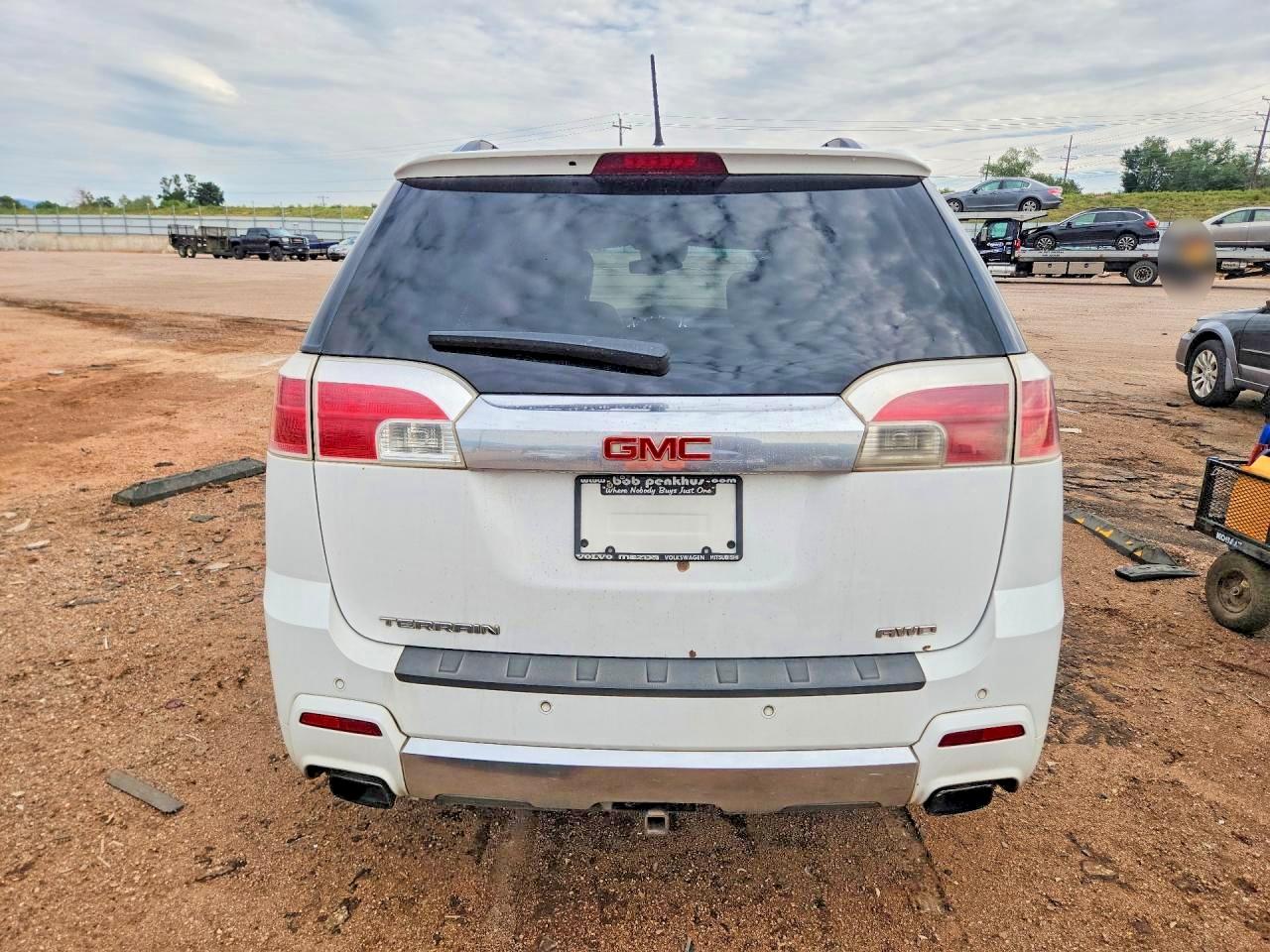 2013 Gmc Terrain Denali White vin: 2GKFLZE38D6166924