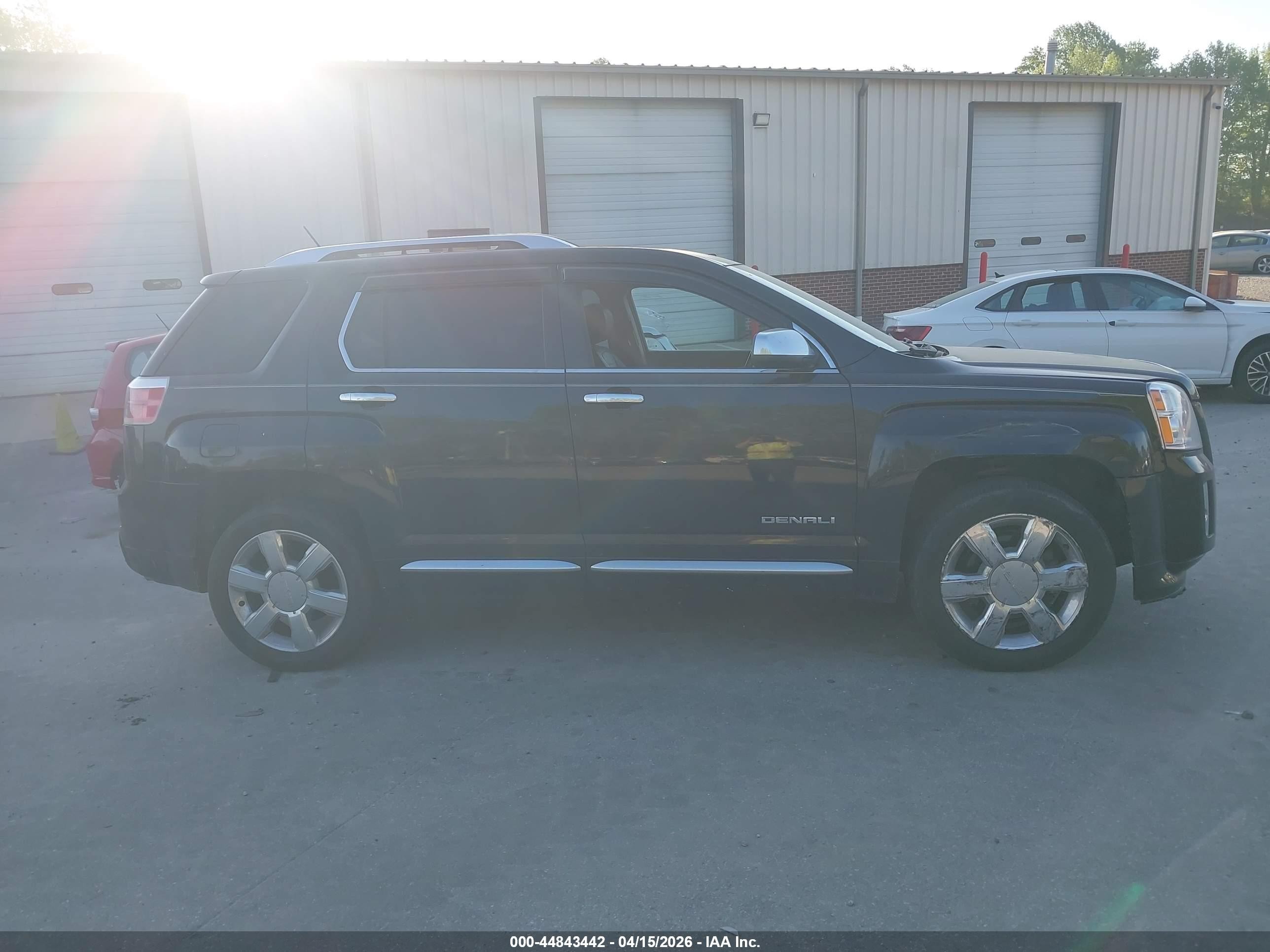 2013 Gmc Terrain Denali Черный vin: 2GKFLZE38D6347375