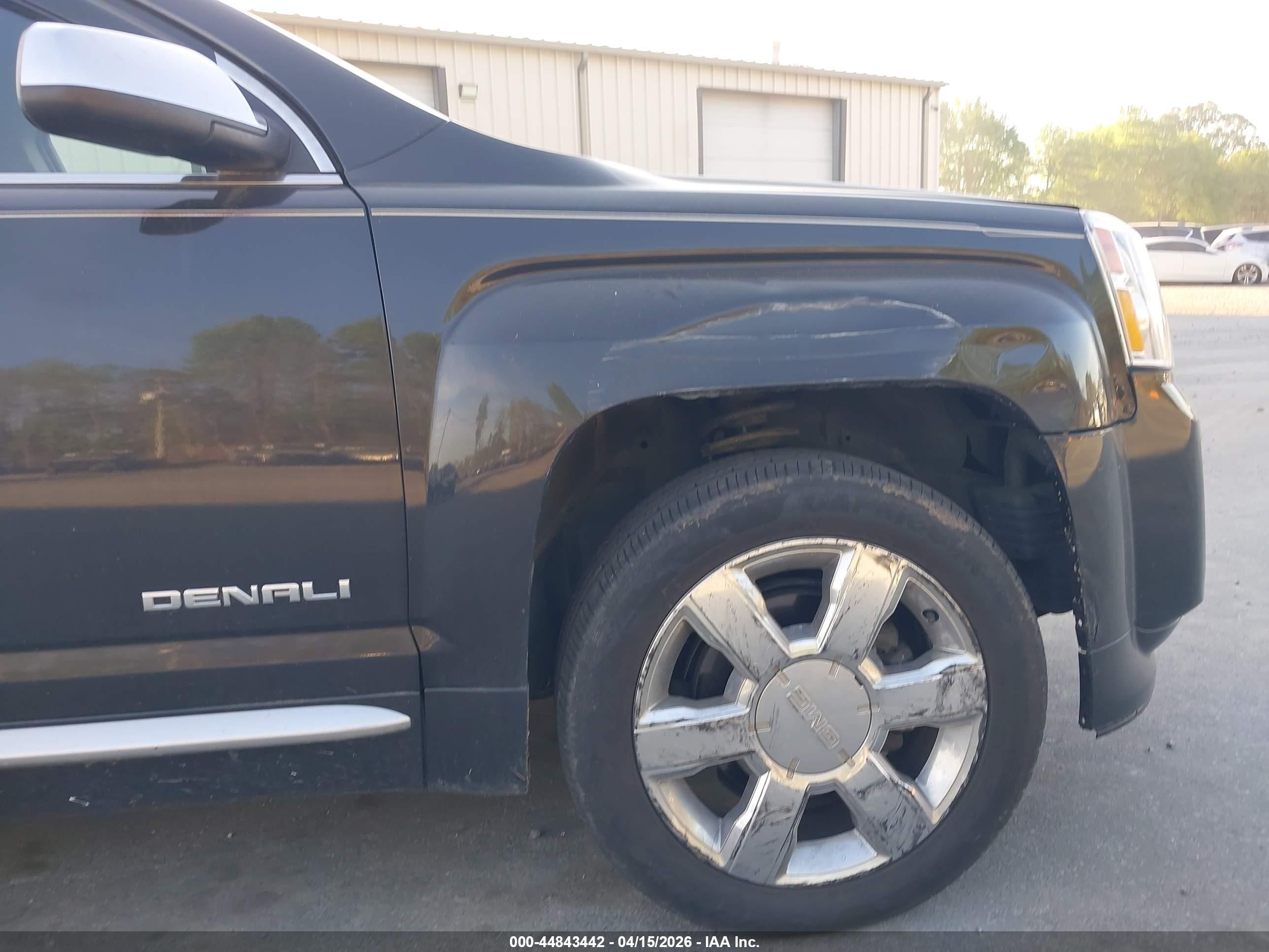 2013 Gmc Terrain Denali Черный vin: 2GKFLZE38D6347375