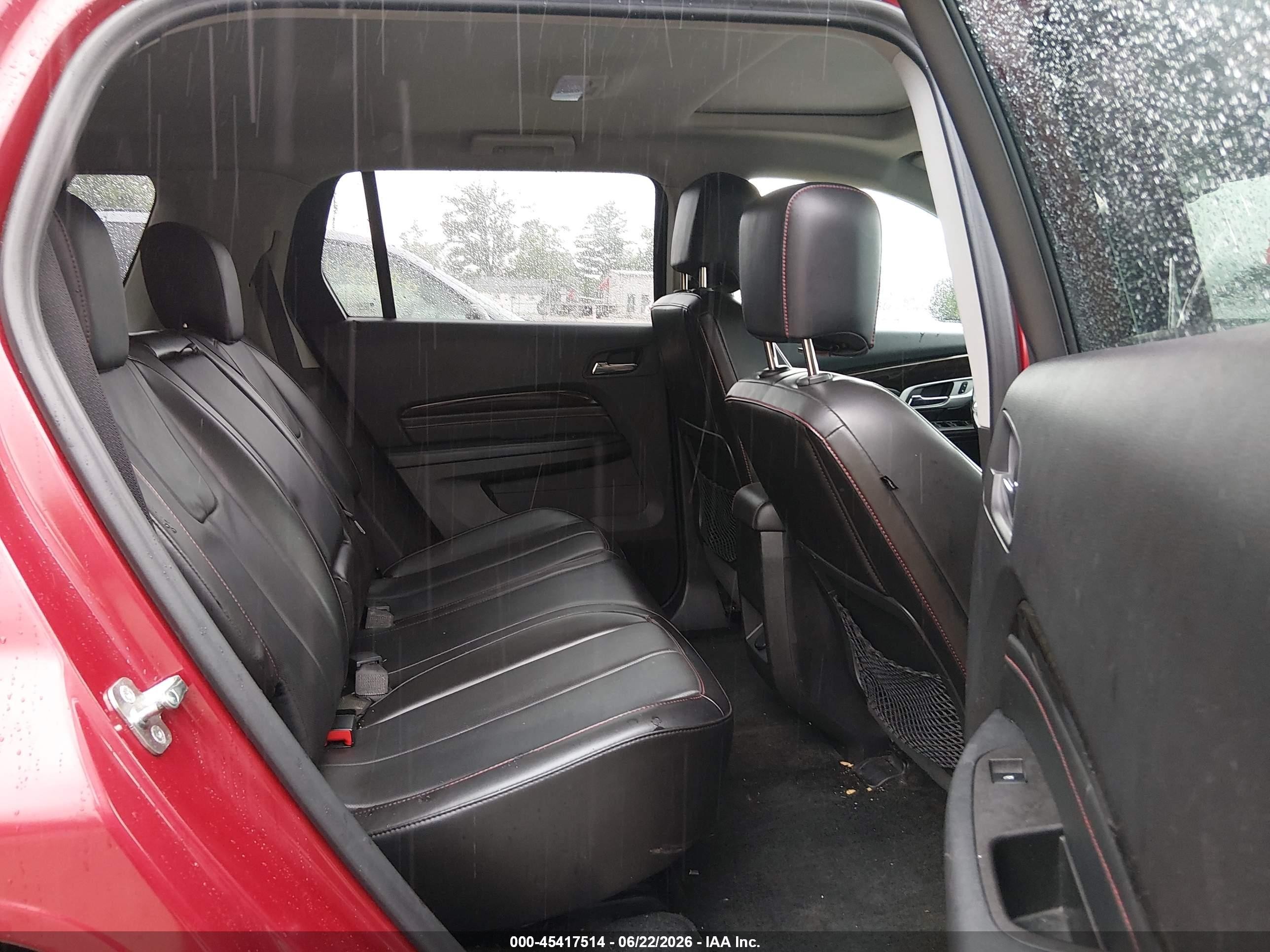 2015 Gmc Terrain Denali Red vin: 2GKFLZE38F6300527