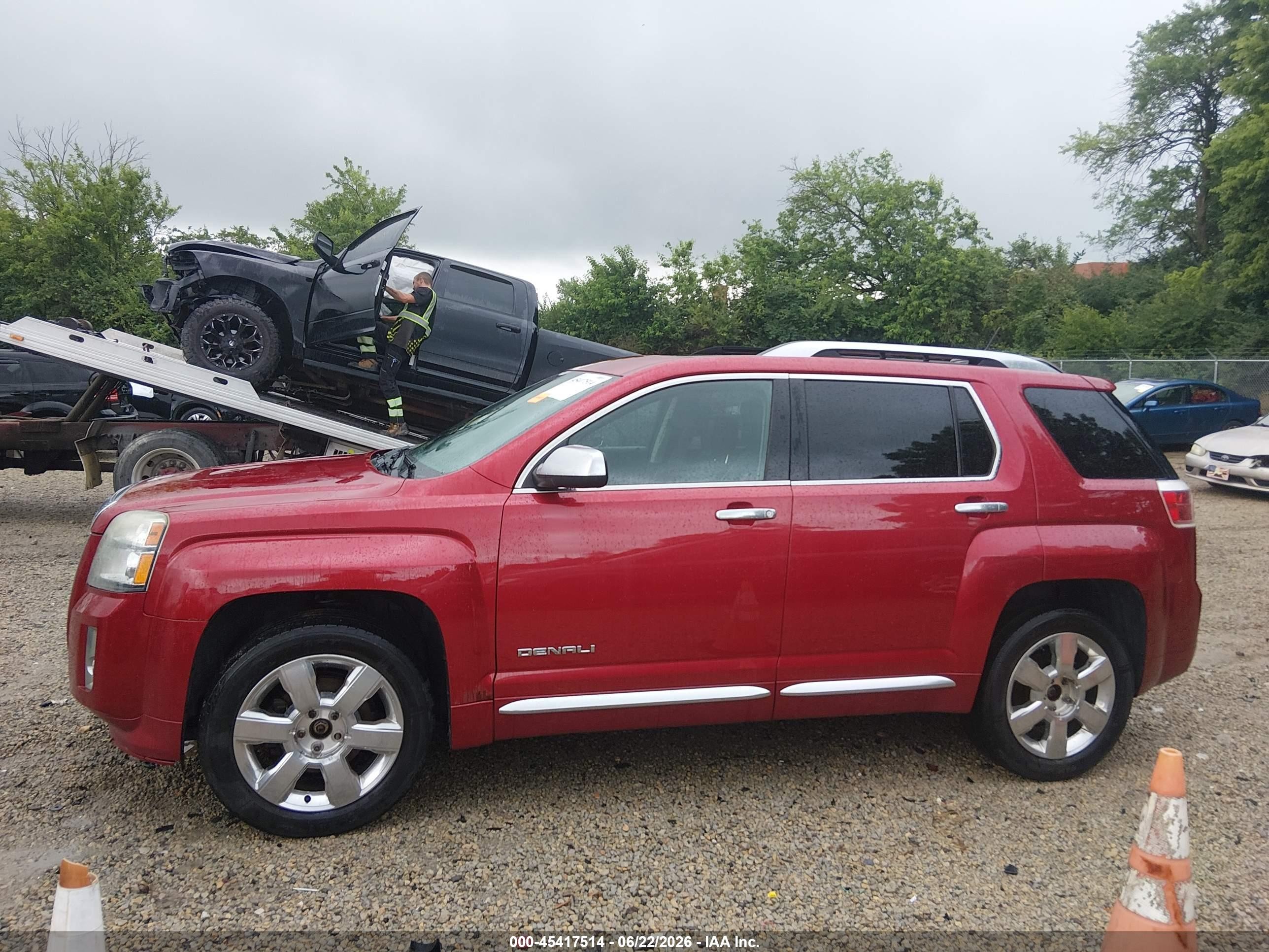 2015 Gmc Terrain Denali Red vin: 2GKFLZE38F6300527
