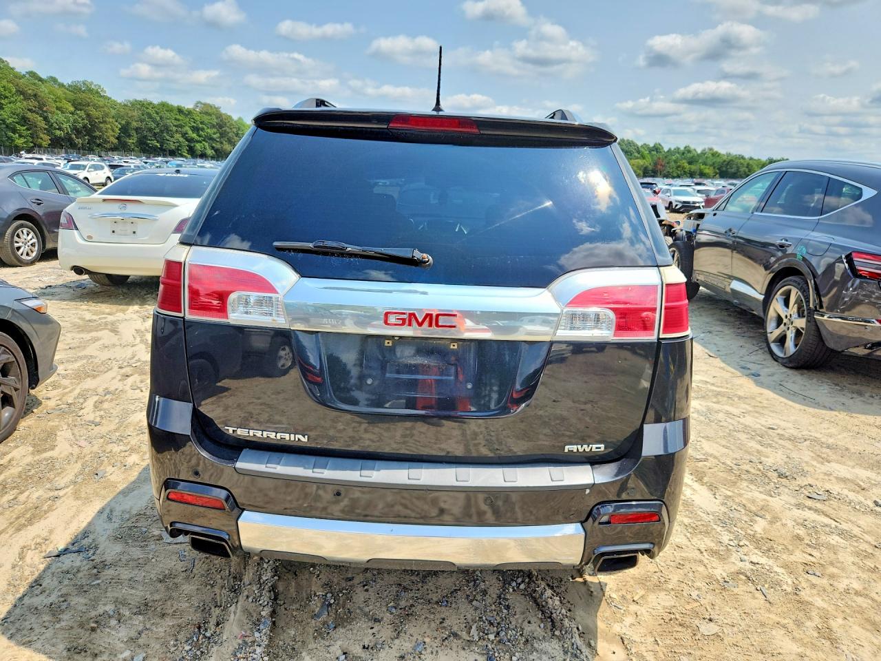 2013 Gmc Terrain Denali Черный vin: 2GKFLZE39D6285145