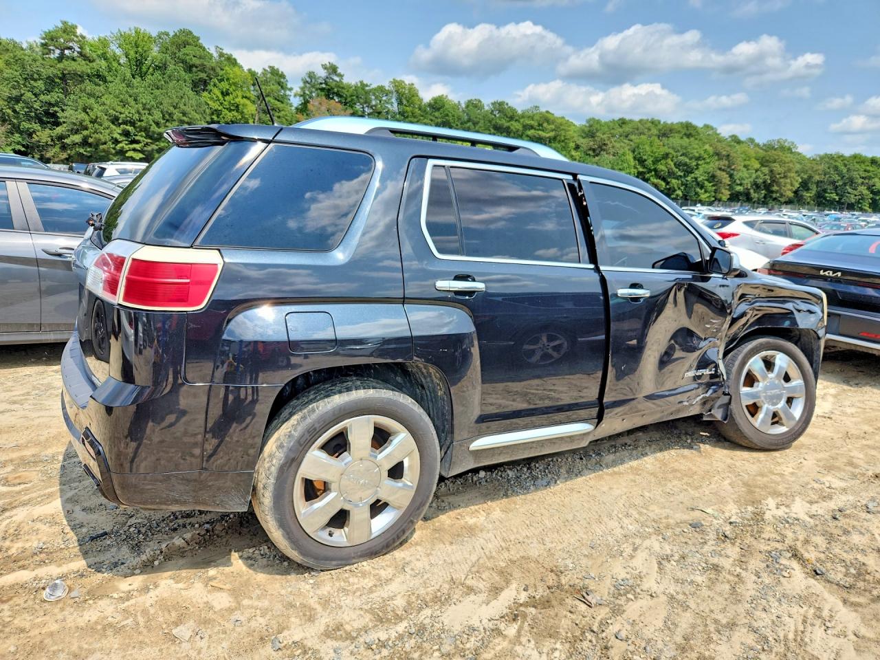 2013 Gmc Terrain Denali Черный vin: 2GKFLZE39D6285145
