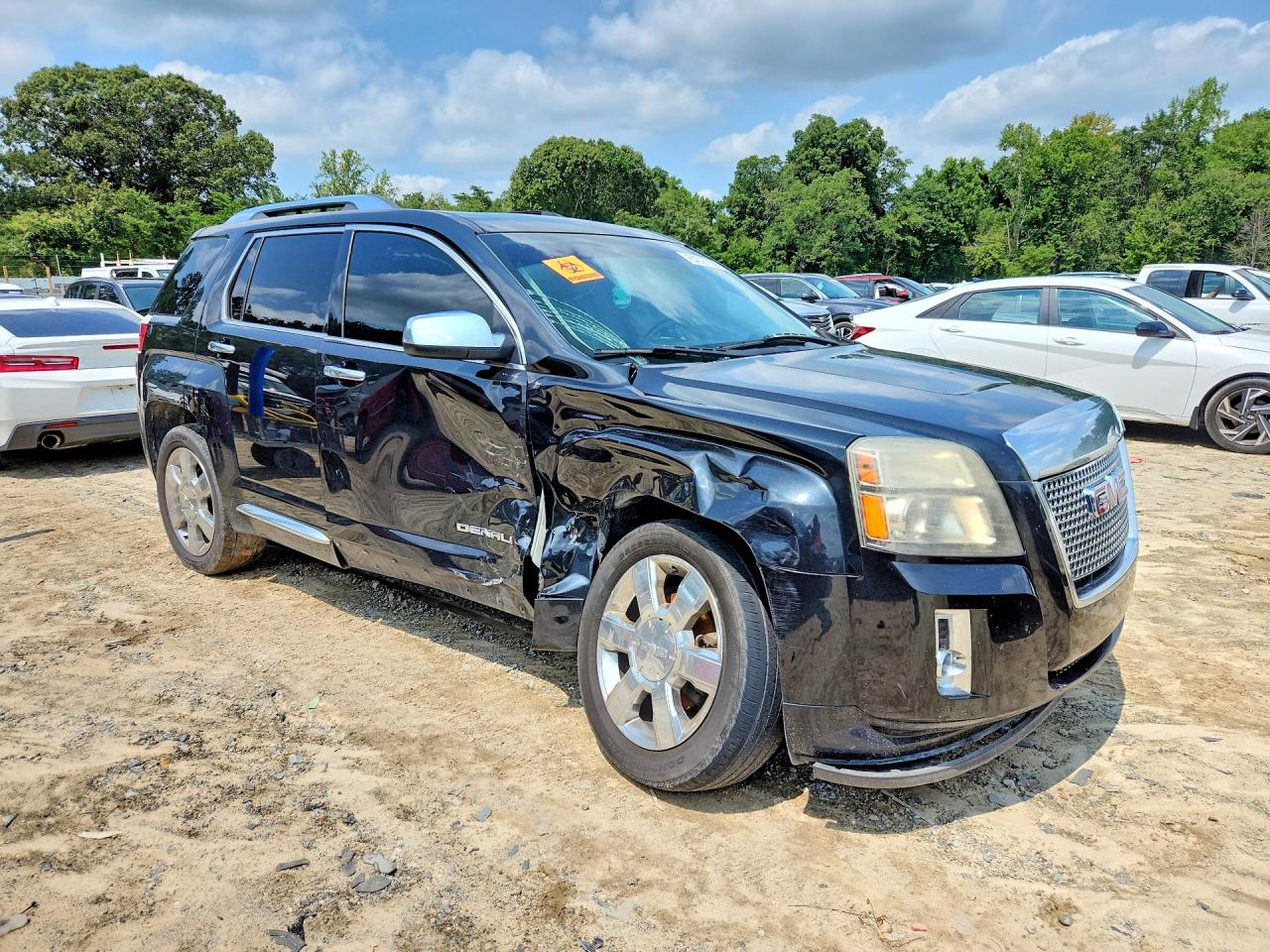 2013 Gmc Terrain Denali Черный vin: 2GKFLZE39D6285145