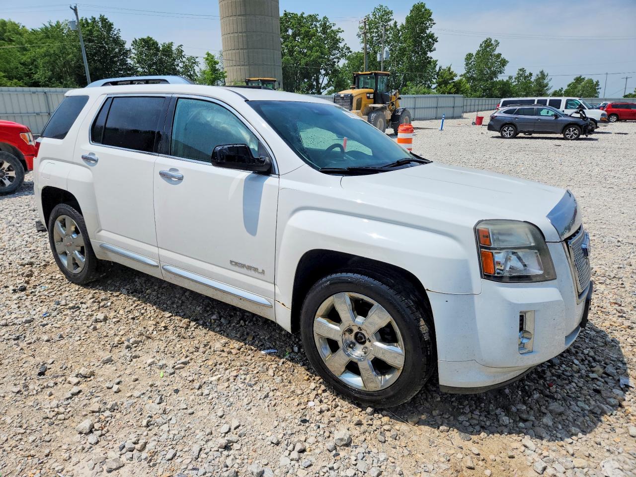 2014 Gmc Terrain Denali White vin: 2GKFLZE39E6155142