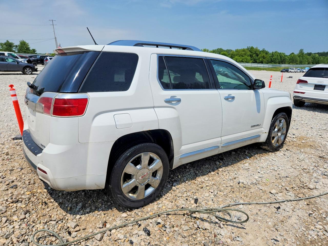 2014 Gmc Terrain Denali White vin: 2GKFLZE39E6155142
