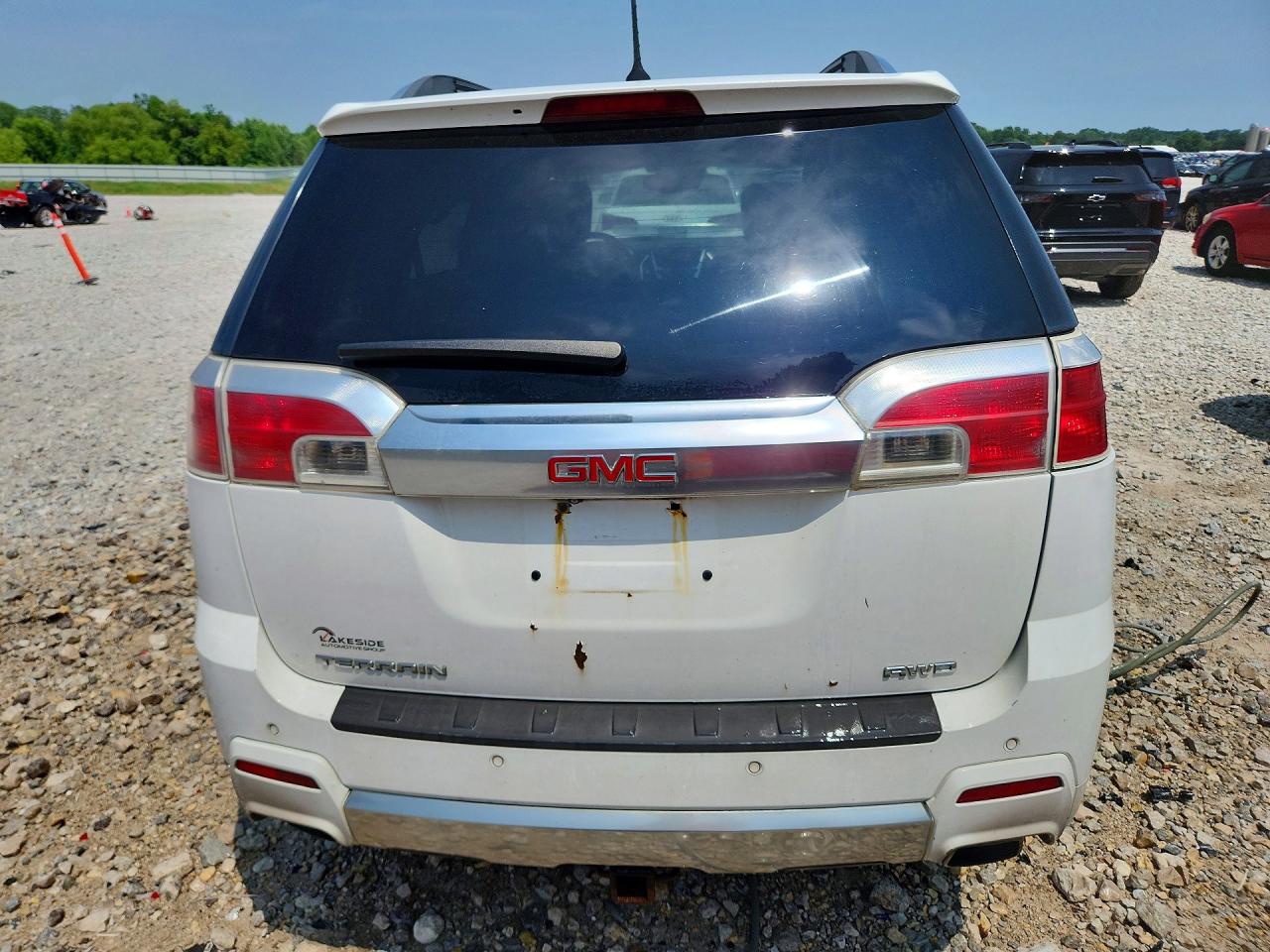 2014 Gmc Terrain Denali White vin: 2GKFLZE39E6155142