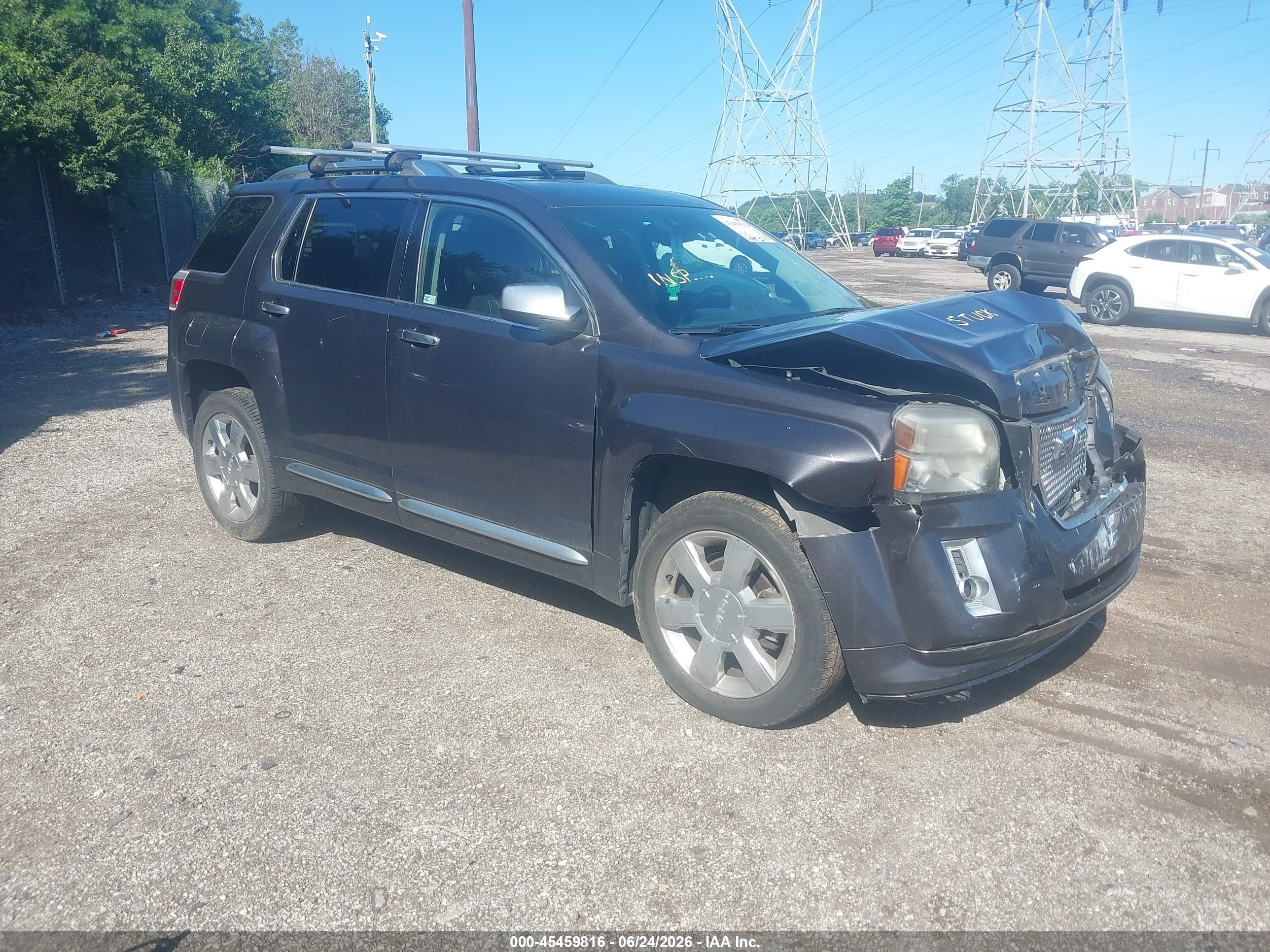 2014 Gmc Terrain Denali Серый vin: 2GKFLZE39E6326763