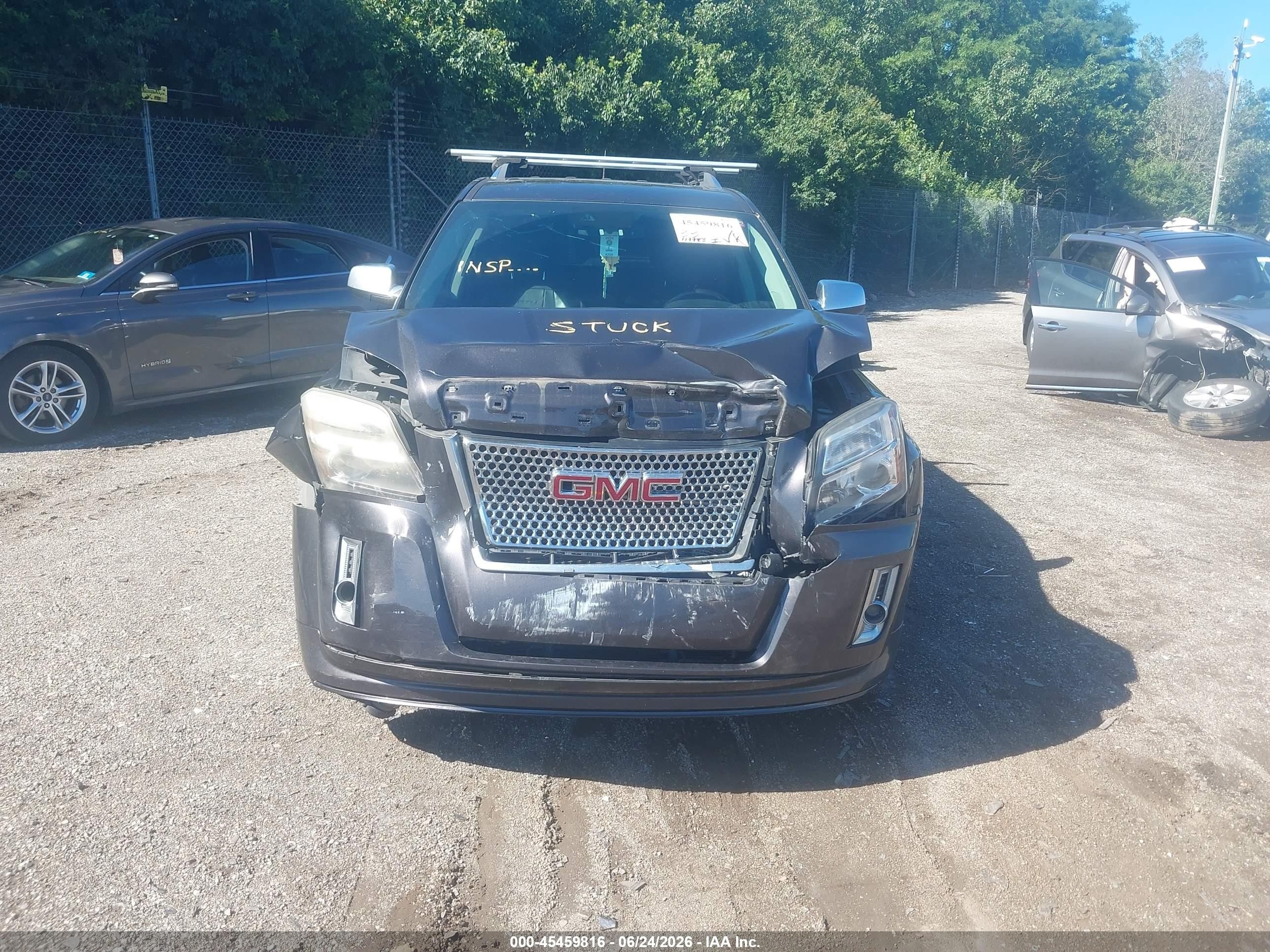 2014 Gmc Terrain Denali Gray vin: 2GKFLZE39E6326763