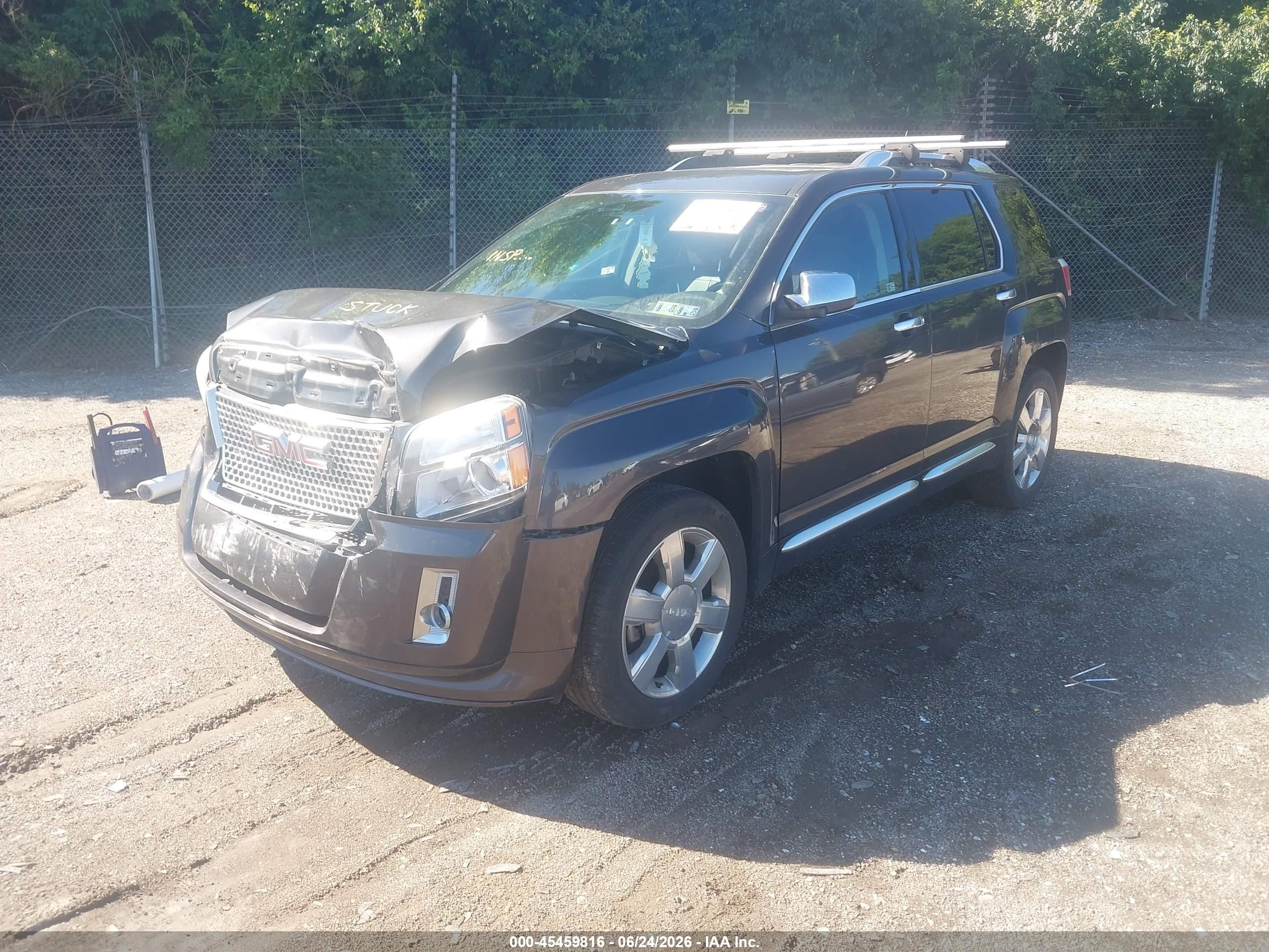 2014 Gmc Terrain Denali Gray vin: 2GKFLZE39E6326763