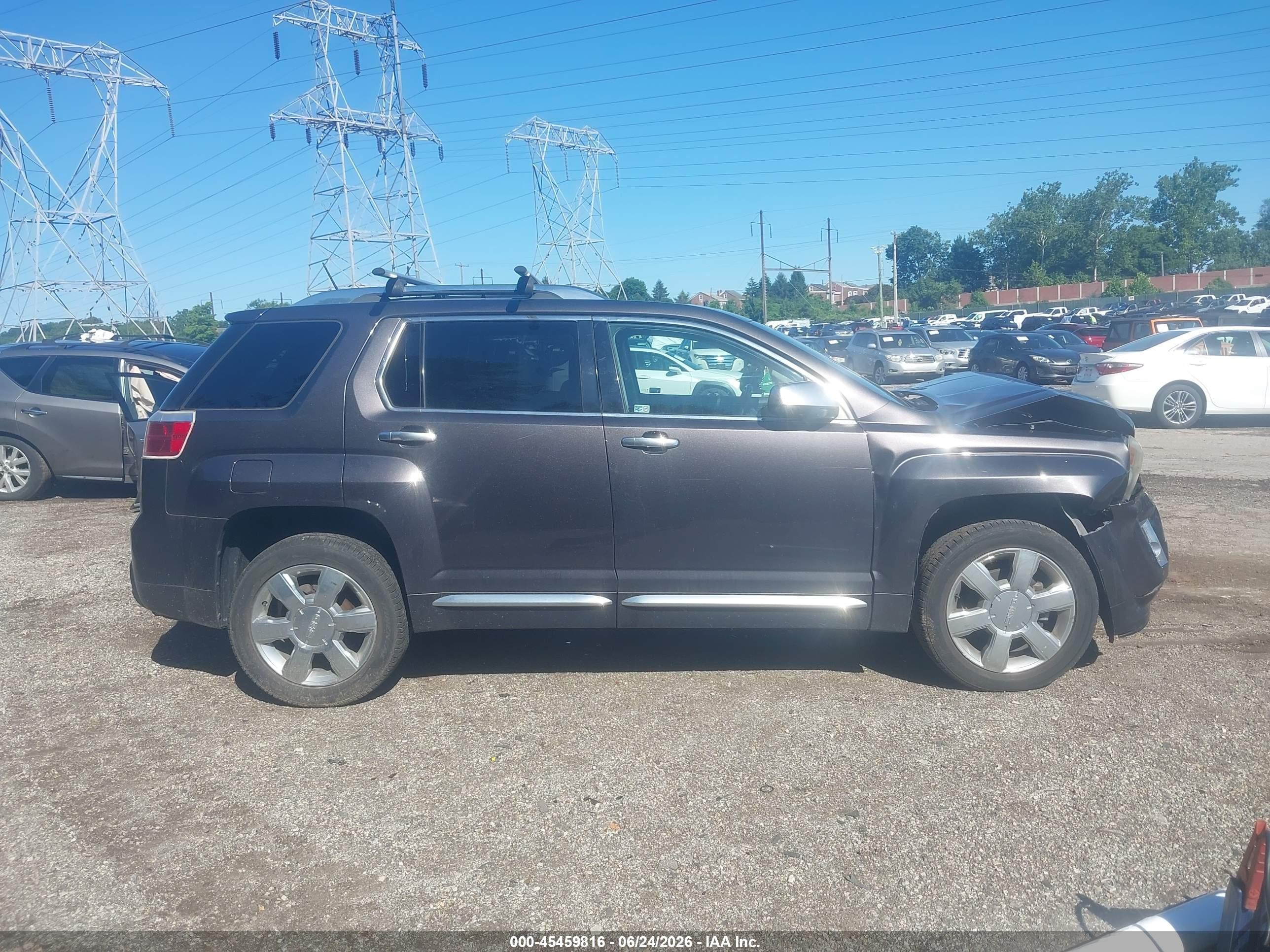 2014 Gmc Terrain Denali Gray vin: 2GKFLZE39E6326763