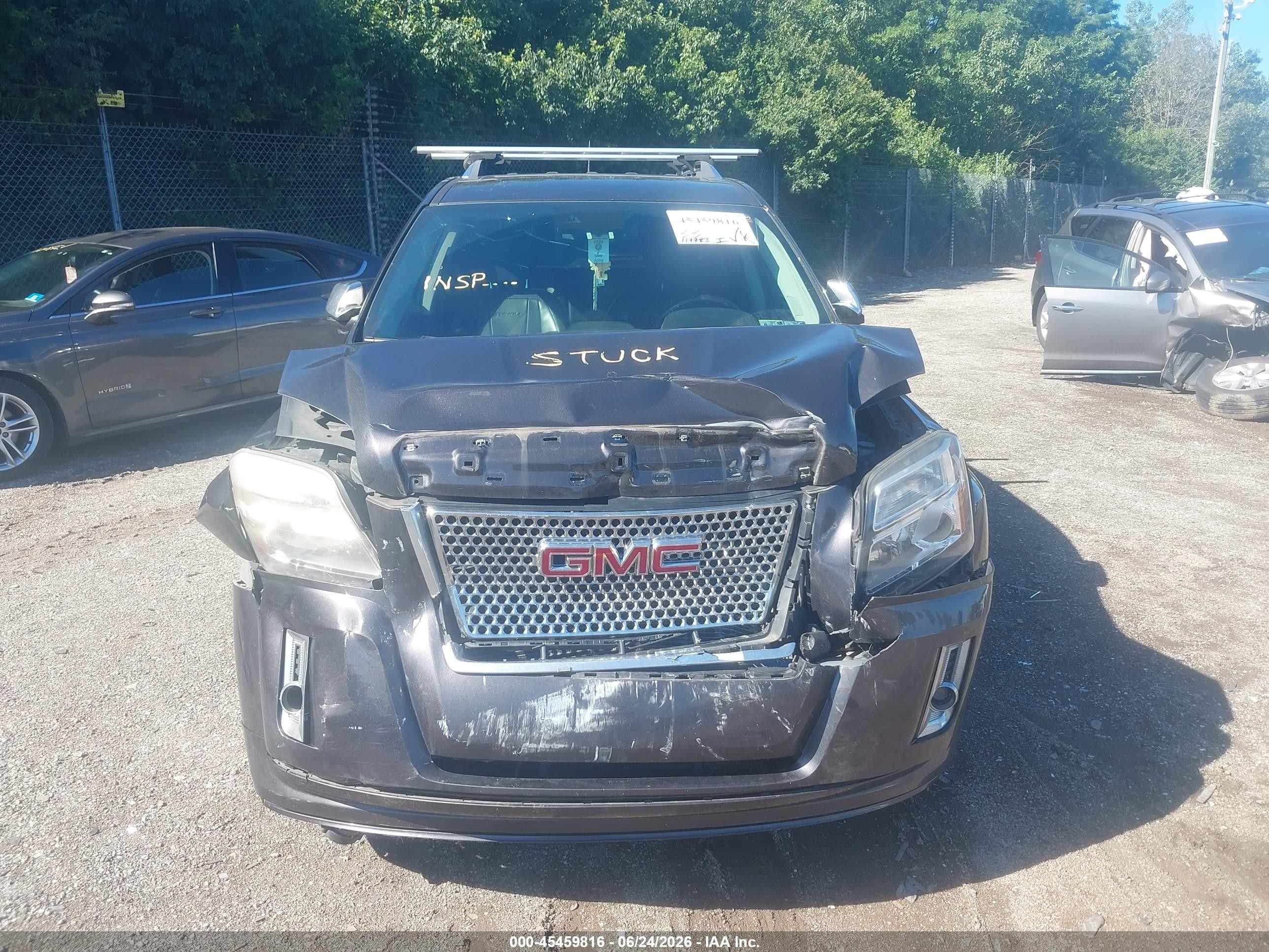 2014 Gmc Terrain Denali Gray vin: 2GKFLZE39E6326763