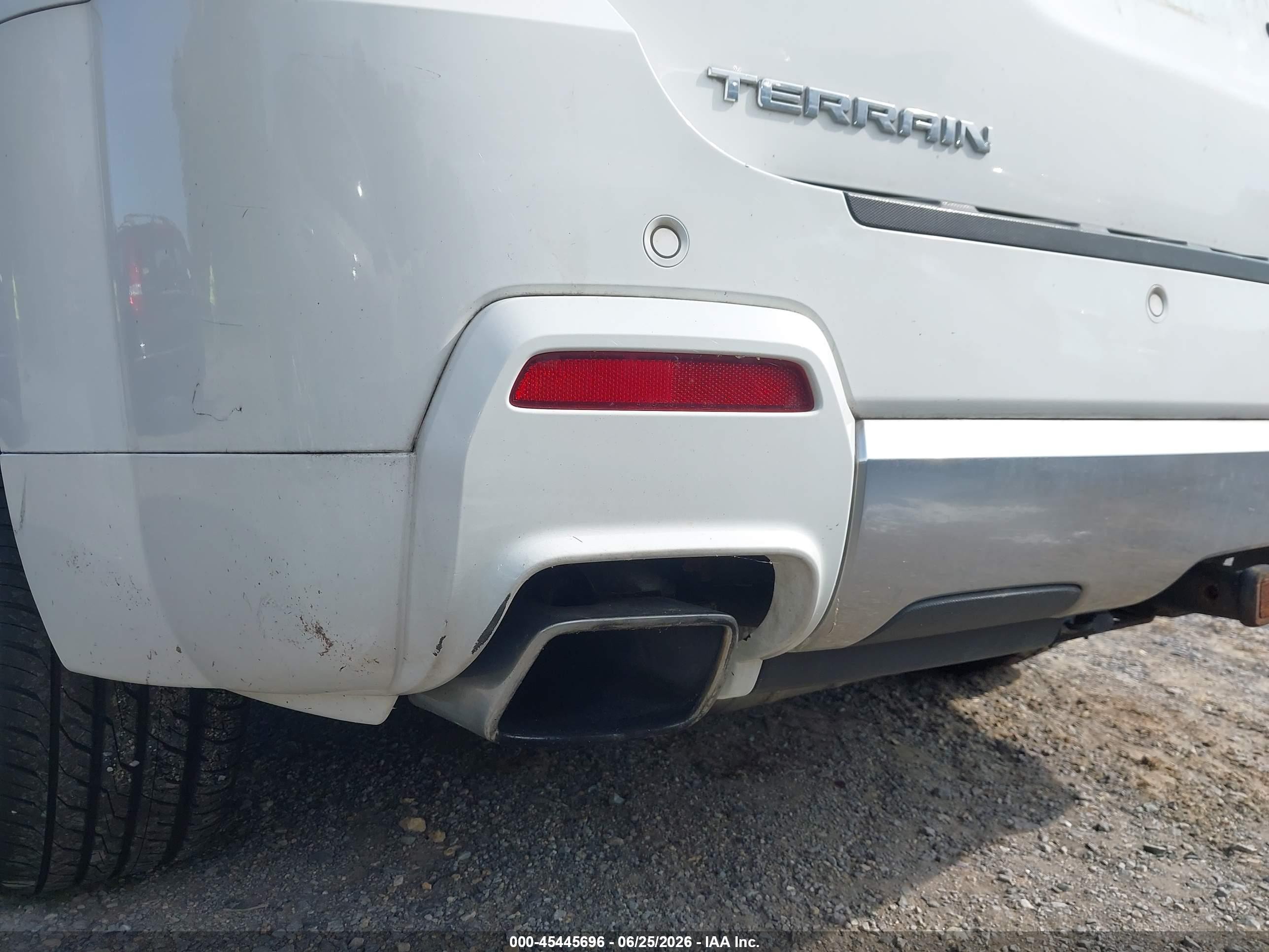 2013 Gmc Terrain Denali White vin: 2GKFLZE3XD6251098
