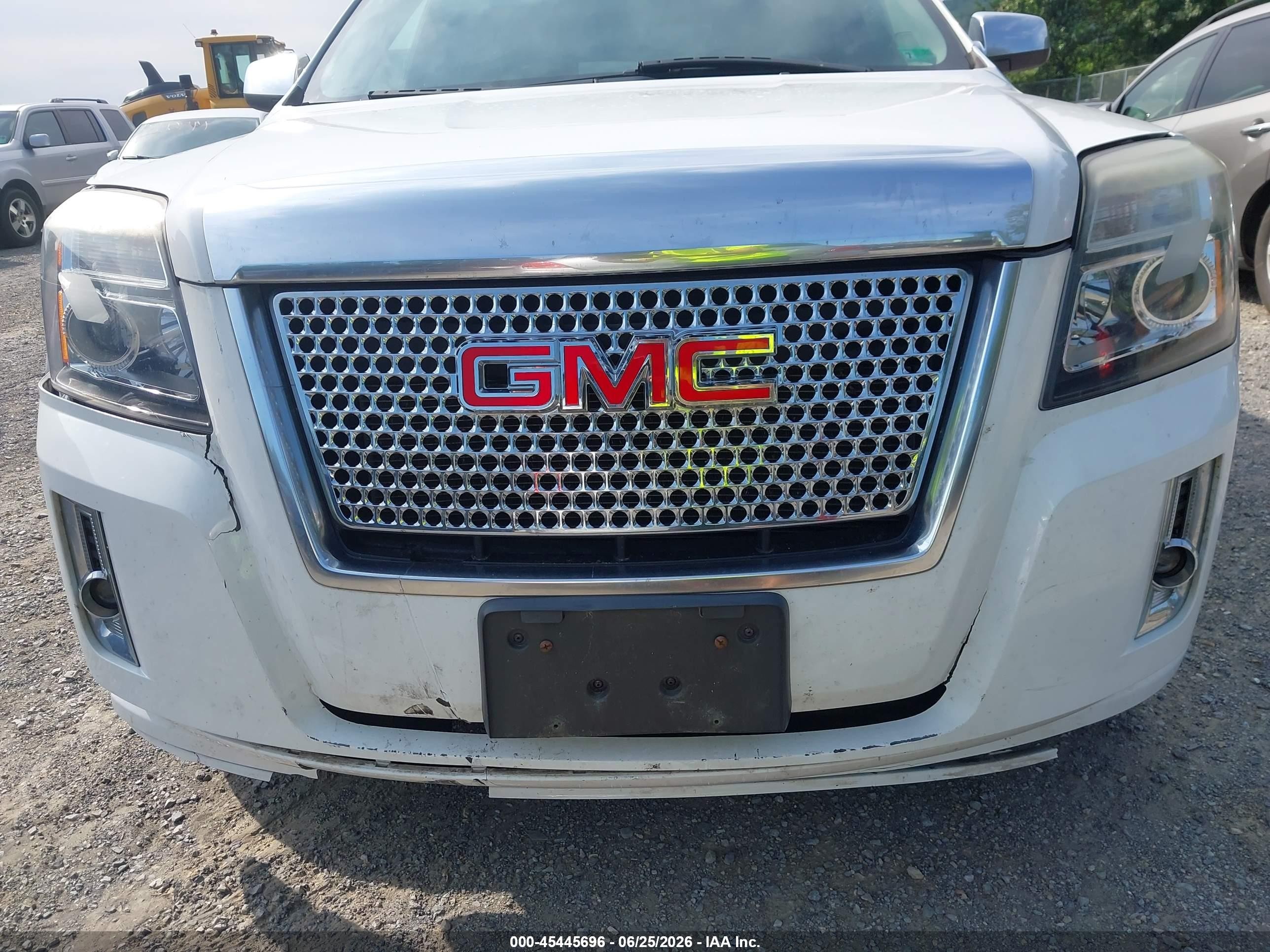 2013 Gmc Terrain Denali White vin: 2GKFLZE3XD6251098