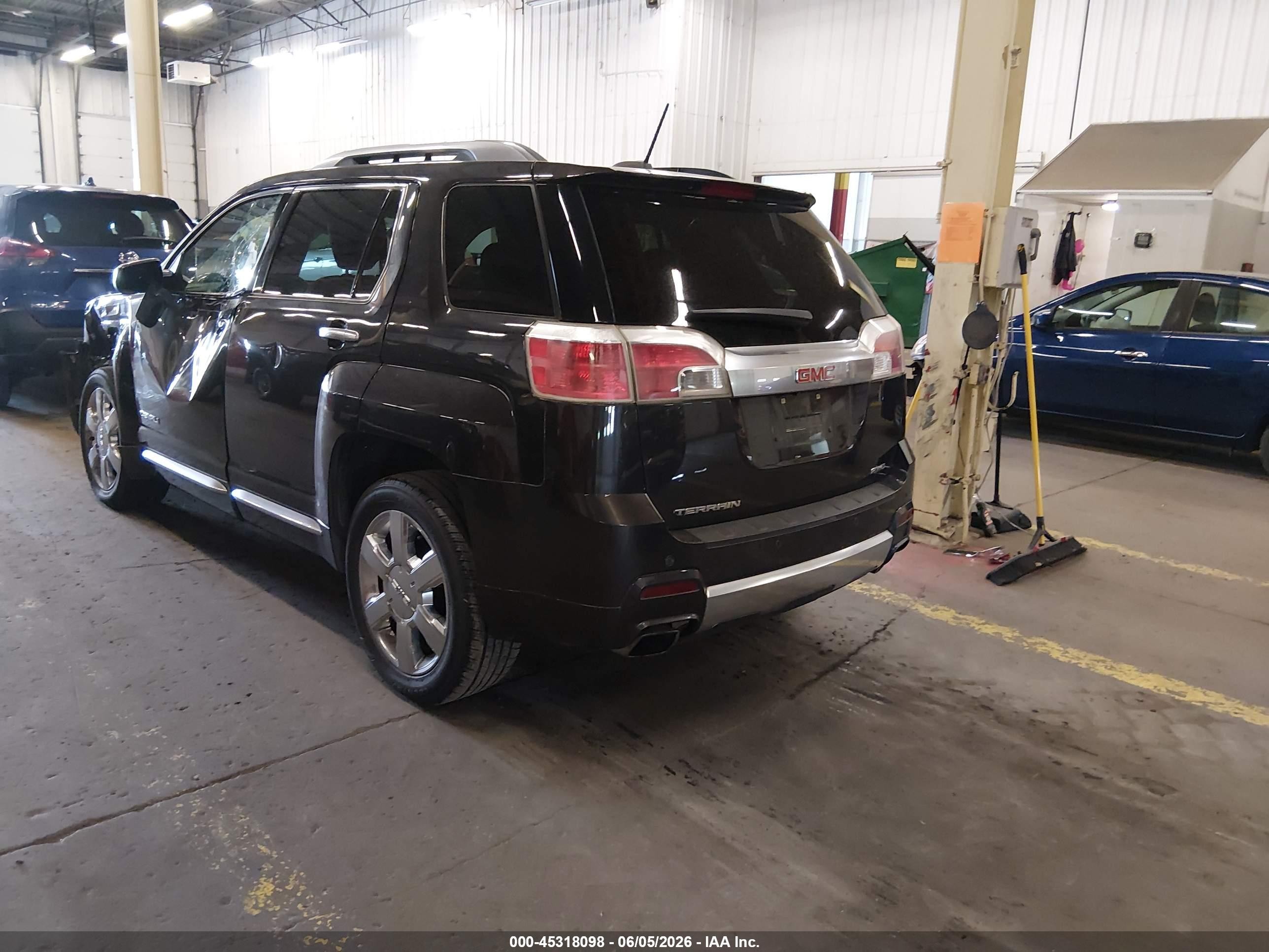 2015 Gmc Terrain Denali Black vin: 2GKFLZE3XF6212837