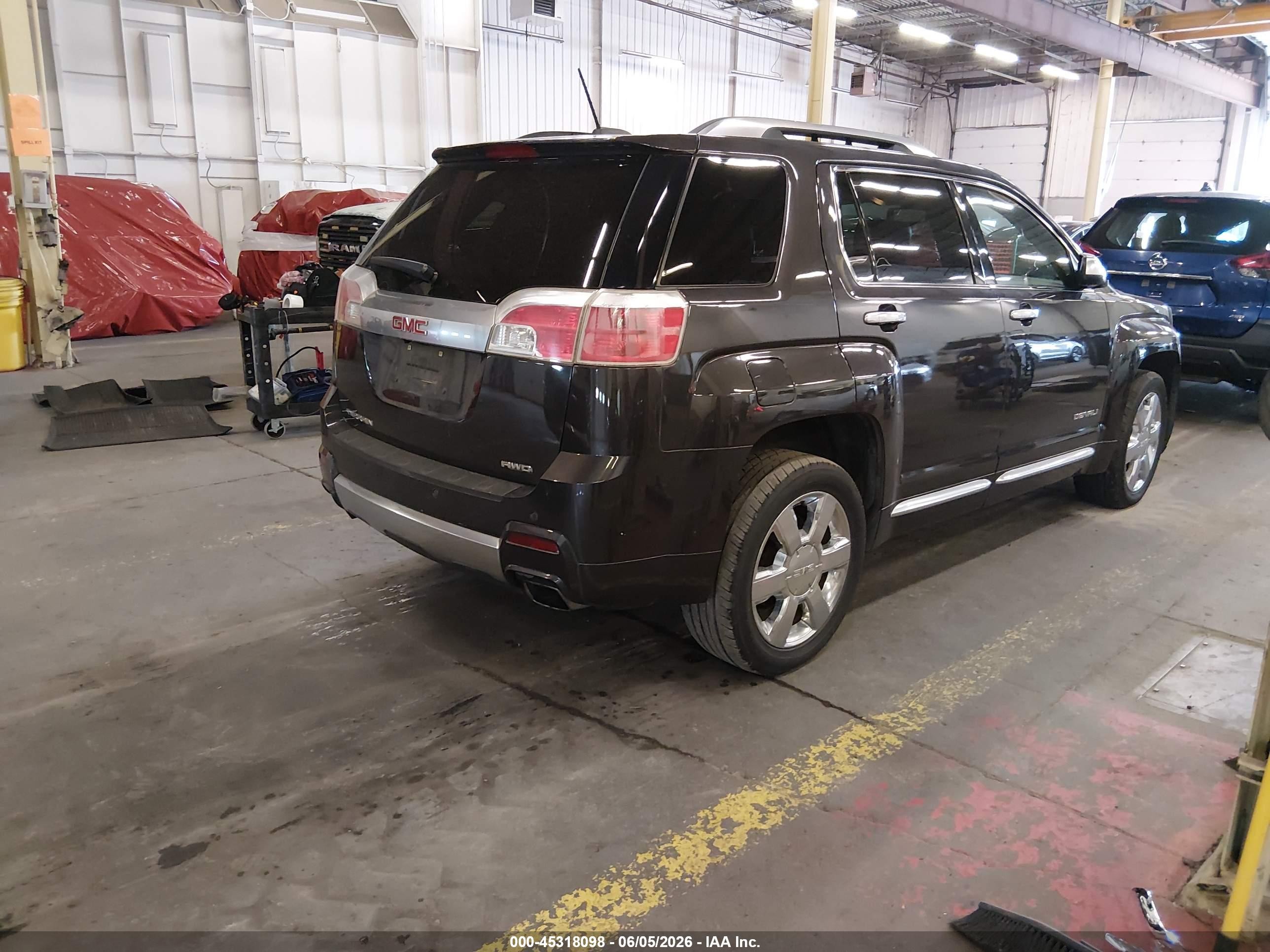 2015 Gmc Terrain Denali Black vin: 2GKFLZE3XF6212837