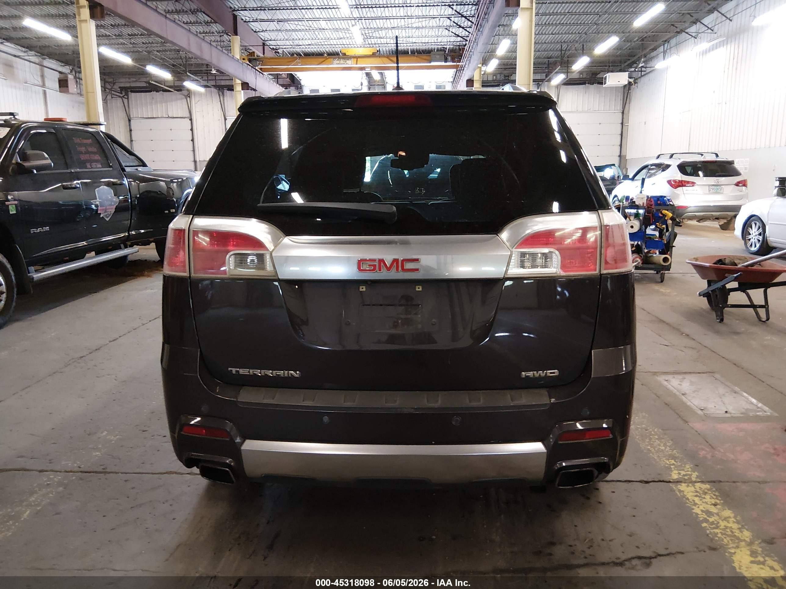 2015 Gmc Terrain Denali Black vin: 2GKFLZE3XF6212837