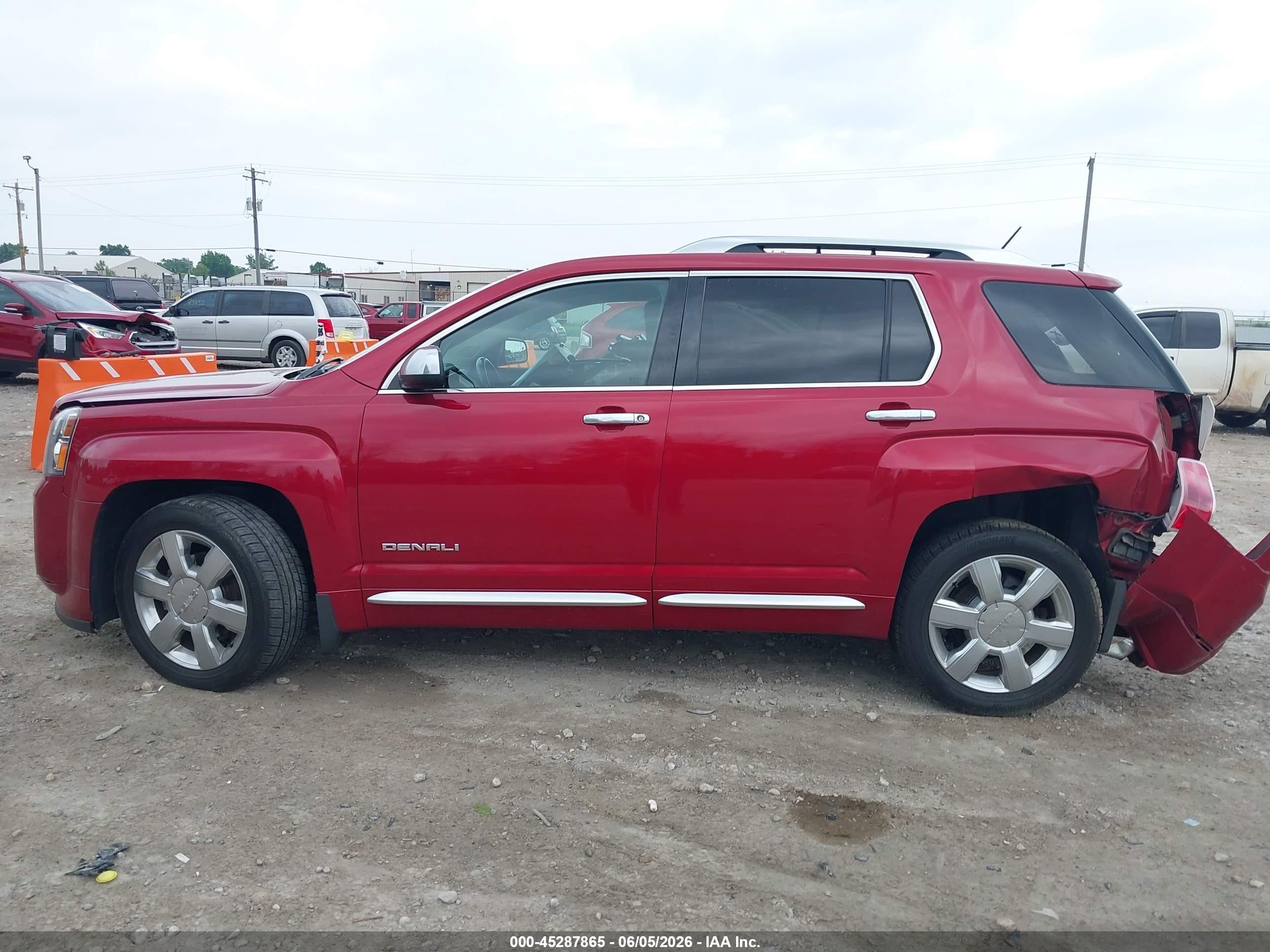 2015 Gmc Terrain Denali Red vin: 2GKFLZE3XF6425237
