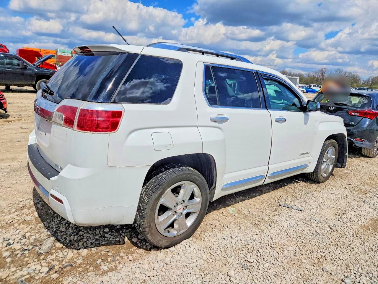 2014 Gmc Terrain Denali White vin: 2GKFLZEK1E6156079
