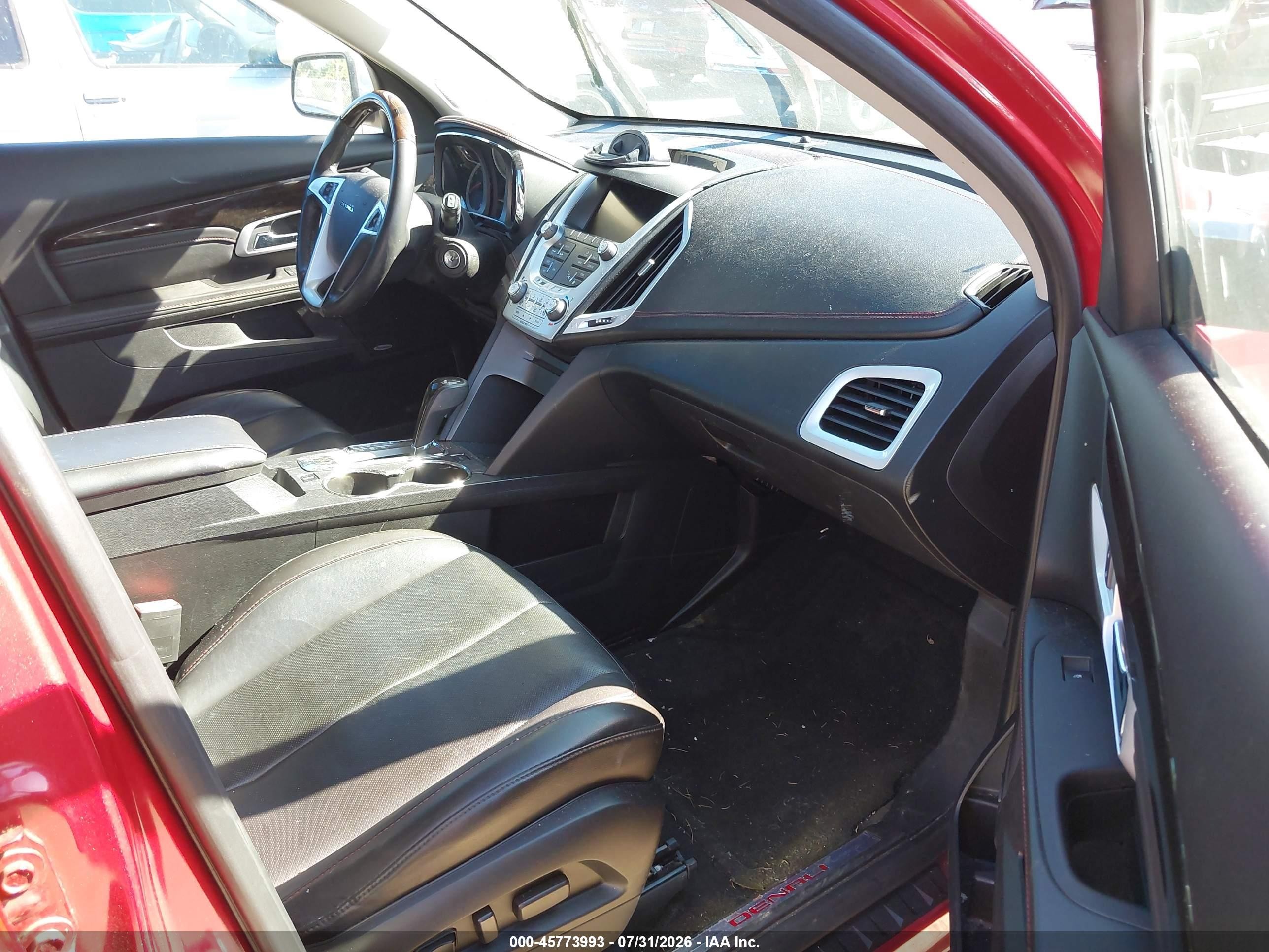 2014 Gmc Terrain Denali Red vin: 2GKFLZEK2E6150498
