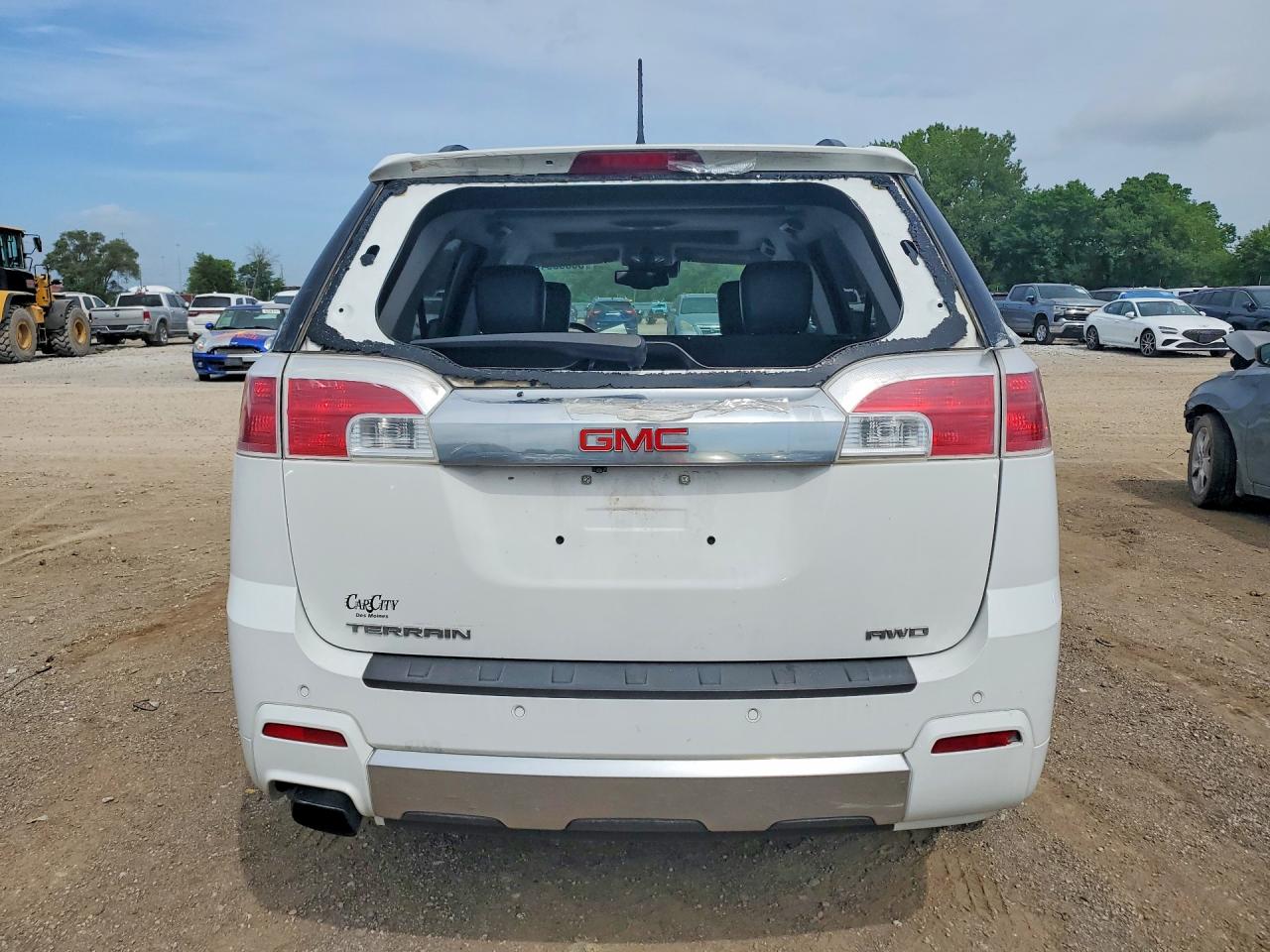 2013 Gmc Terrain Denali White vin: 2GKFLZEK3D6282104