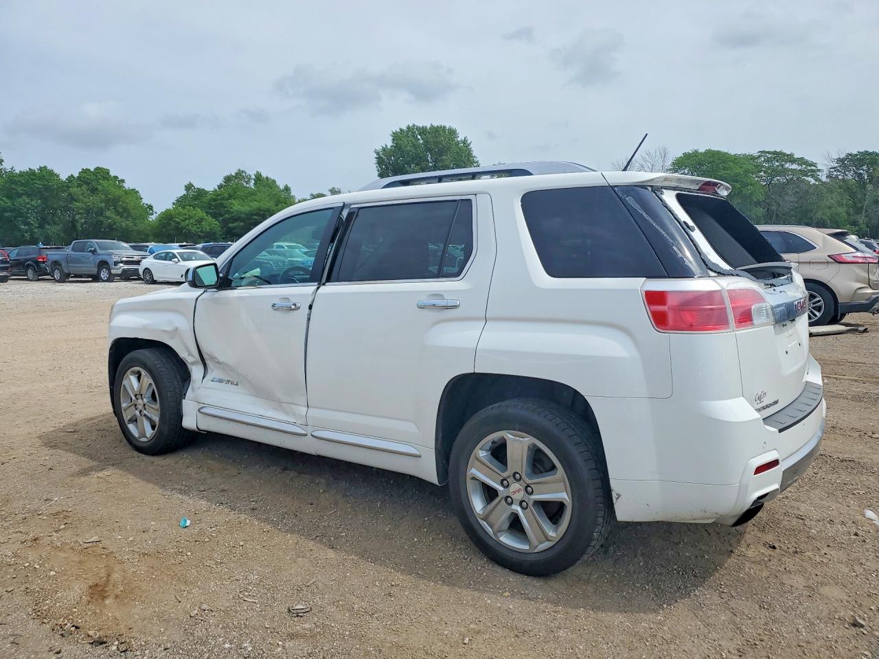 2013 Gmc Terrain Denali White vin: 2GKFLZEK3D6282104