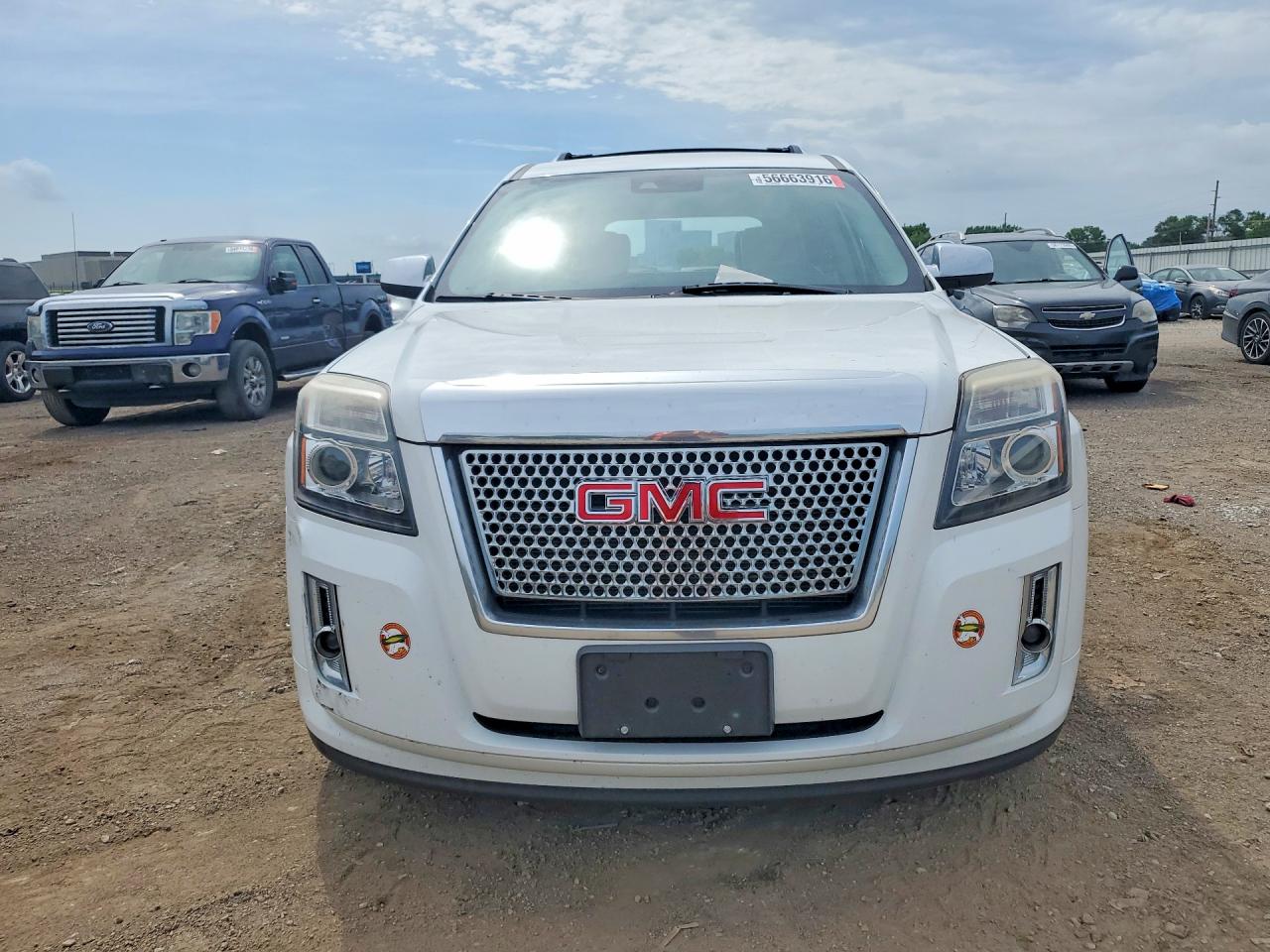 2013 Gmc Terrain Denali White vin: 2GKFLZEK3D6282104
