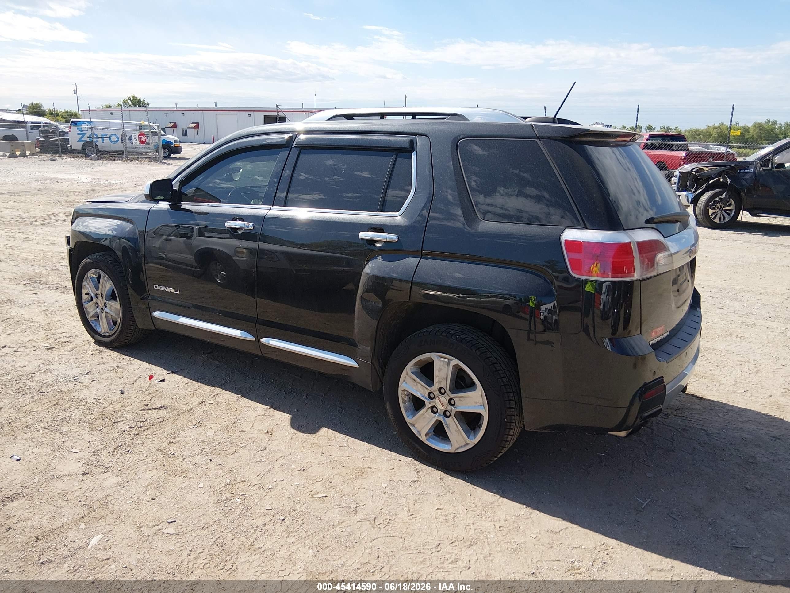 2015 Gmc Terrain Denali Black vin: 2GKFLZEK5F6424617