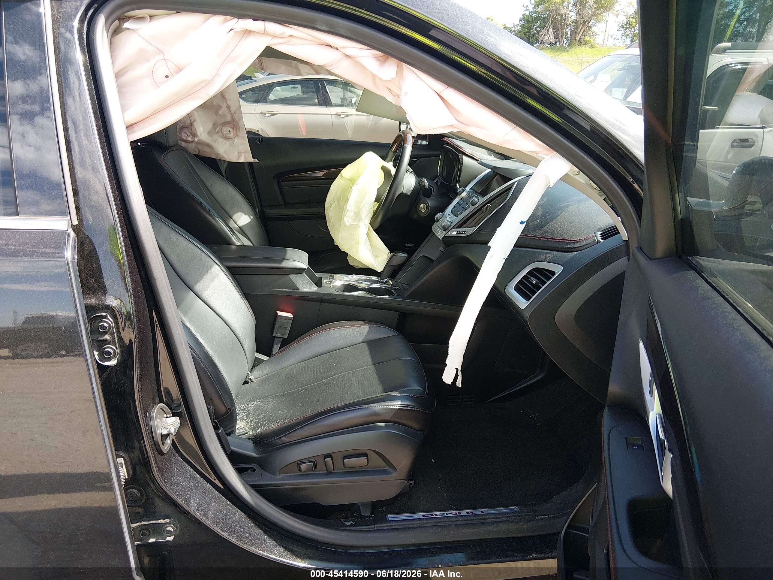 2015 Gmc Terrain Denali Black vin: 2GKFLZEK5F6424617